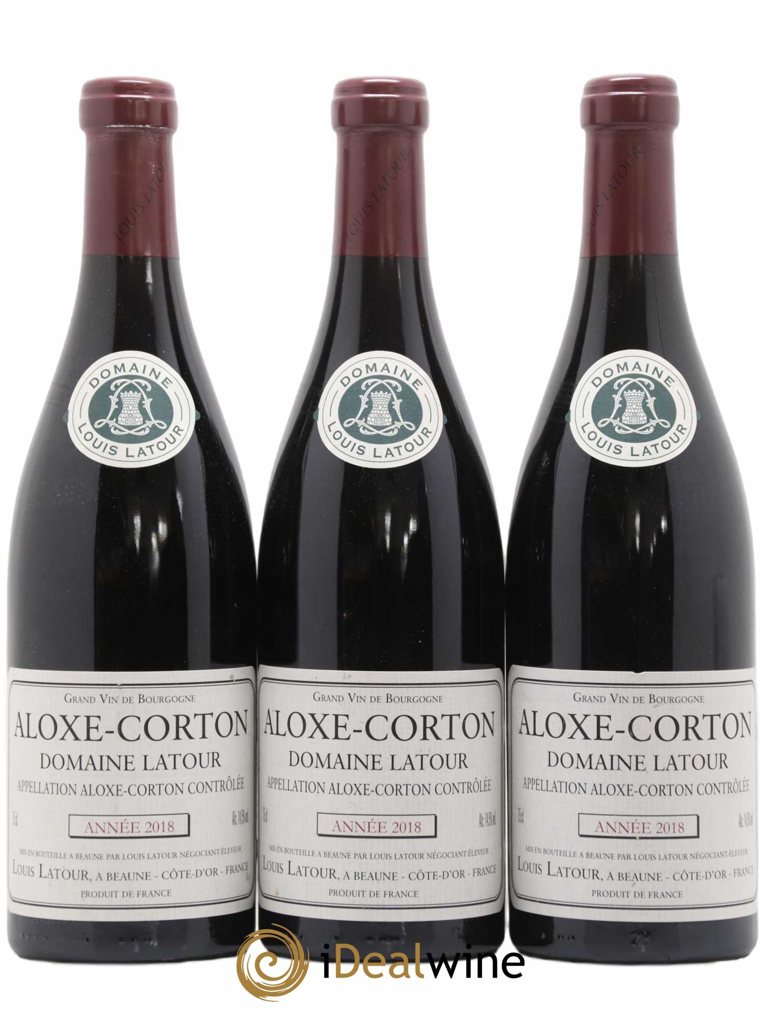 Aloxe-Corton Louis Latour 2018 - Lot de 3 bouteilles - 0