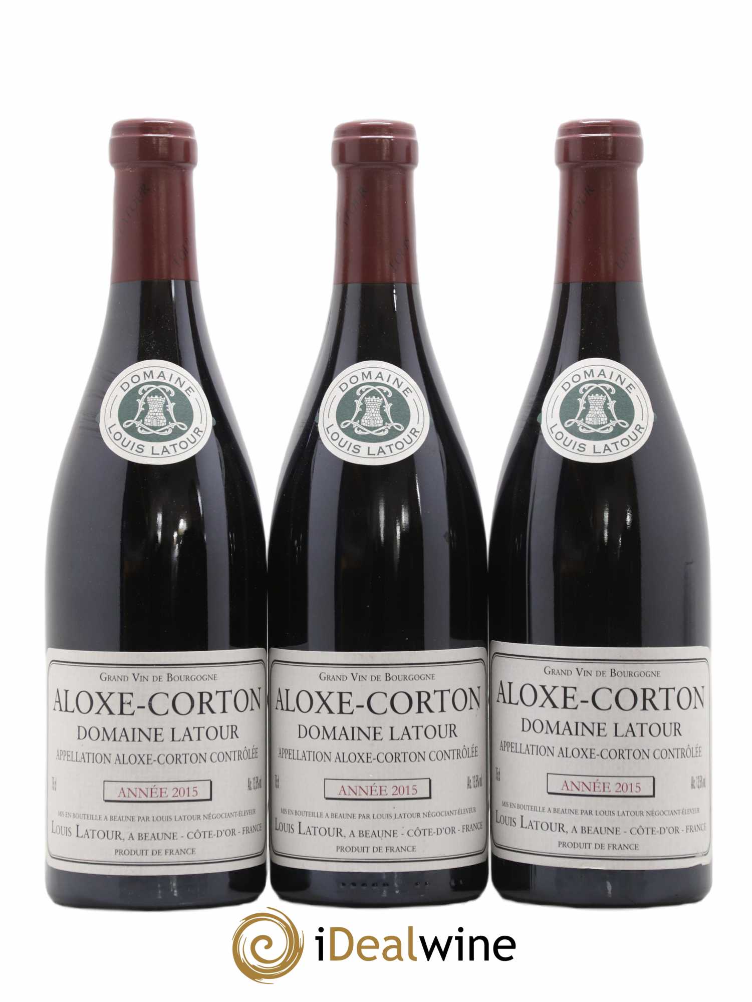Aloxe-Corton Louis Latour 2015 - Lot de 3 bouteilles - 0