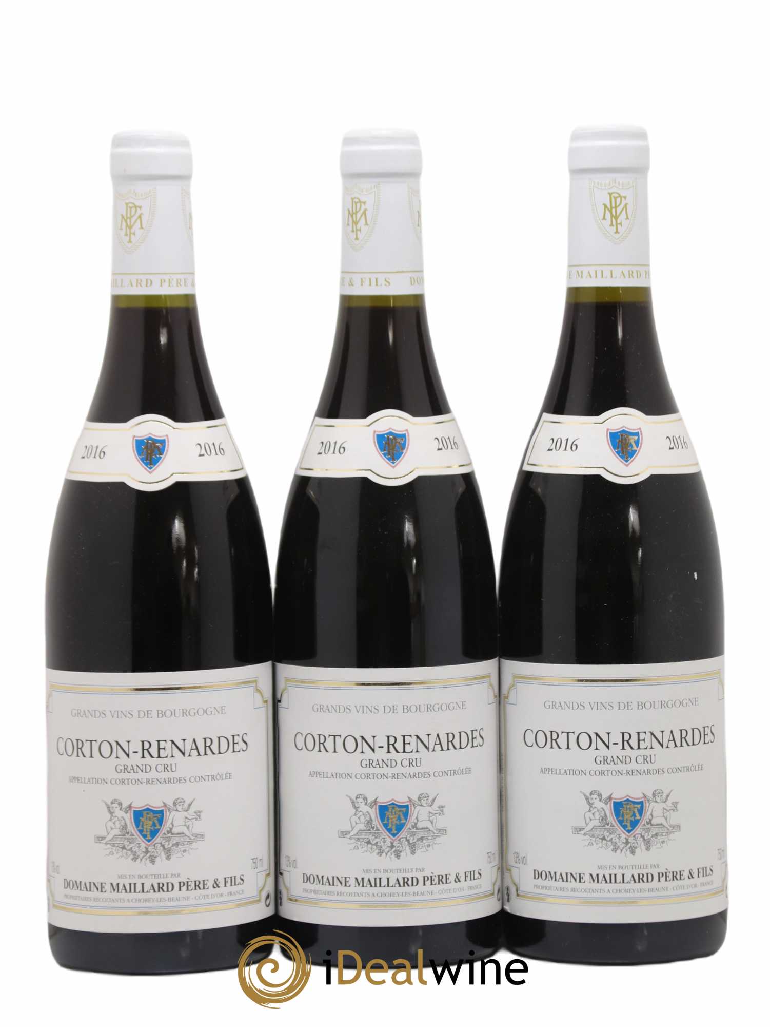 Corton Grand Cru Renardes (sans prix de réserve) 2016 - Lot de 3 bouteilles - 0