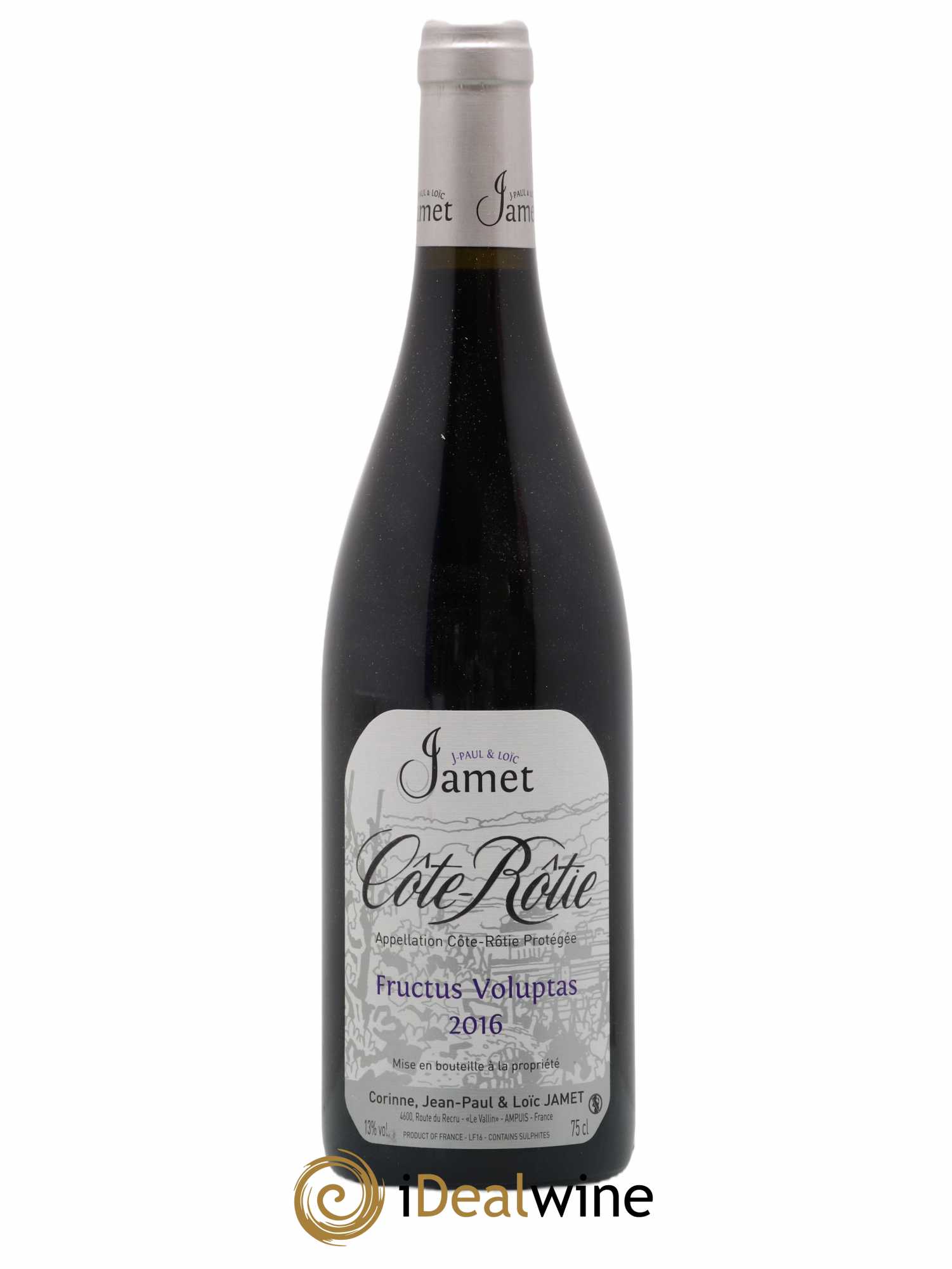 Côte-Rôtie Fructus Voluptas Jamet (Domaine) 2016 - Lot de 1 bouteille - 0