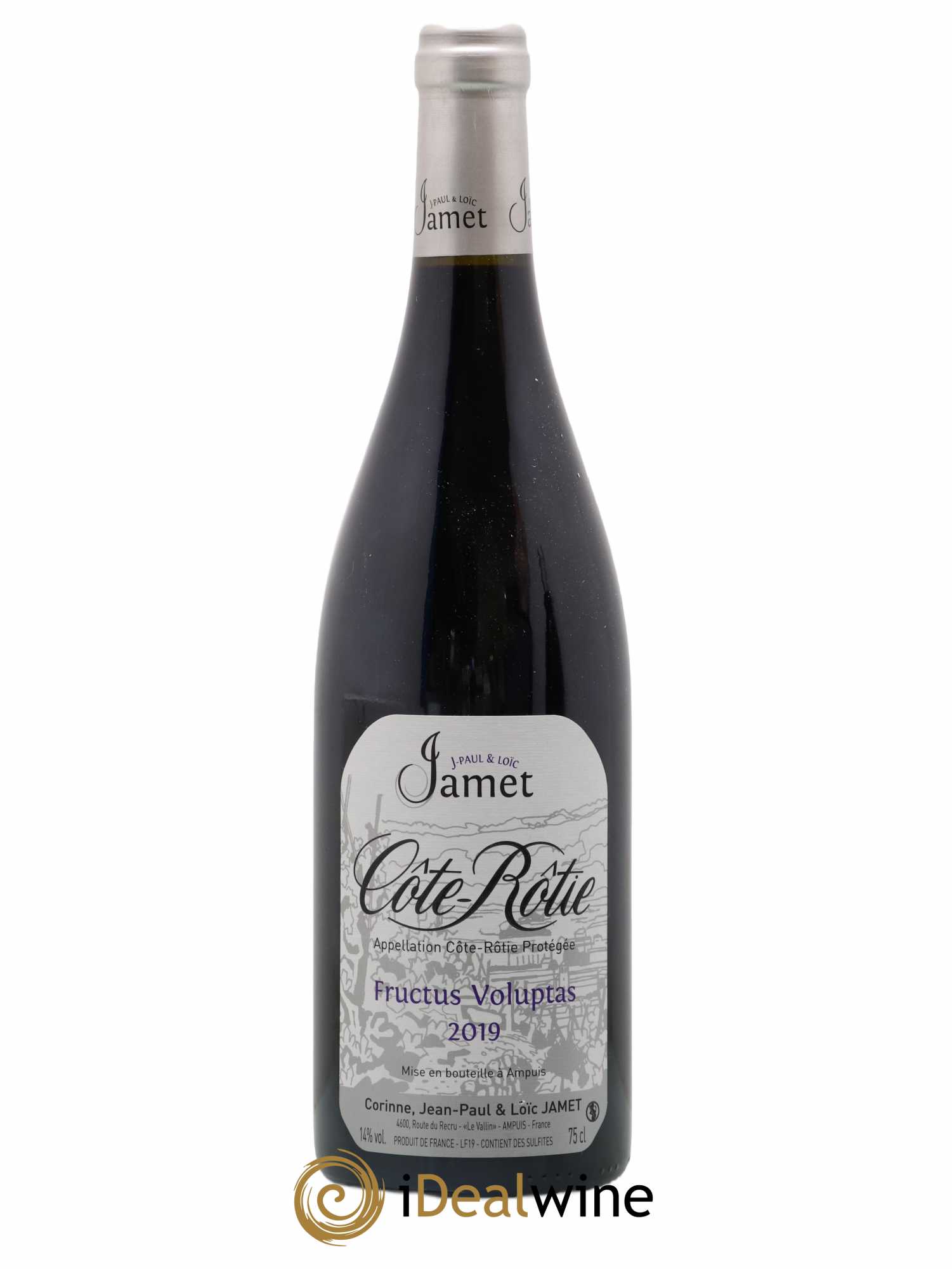 Côte-Rôtie Fructus Voluptas Jamet (Domaine) 2019 - Lot de 1 bouteille - 0