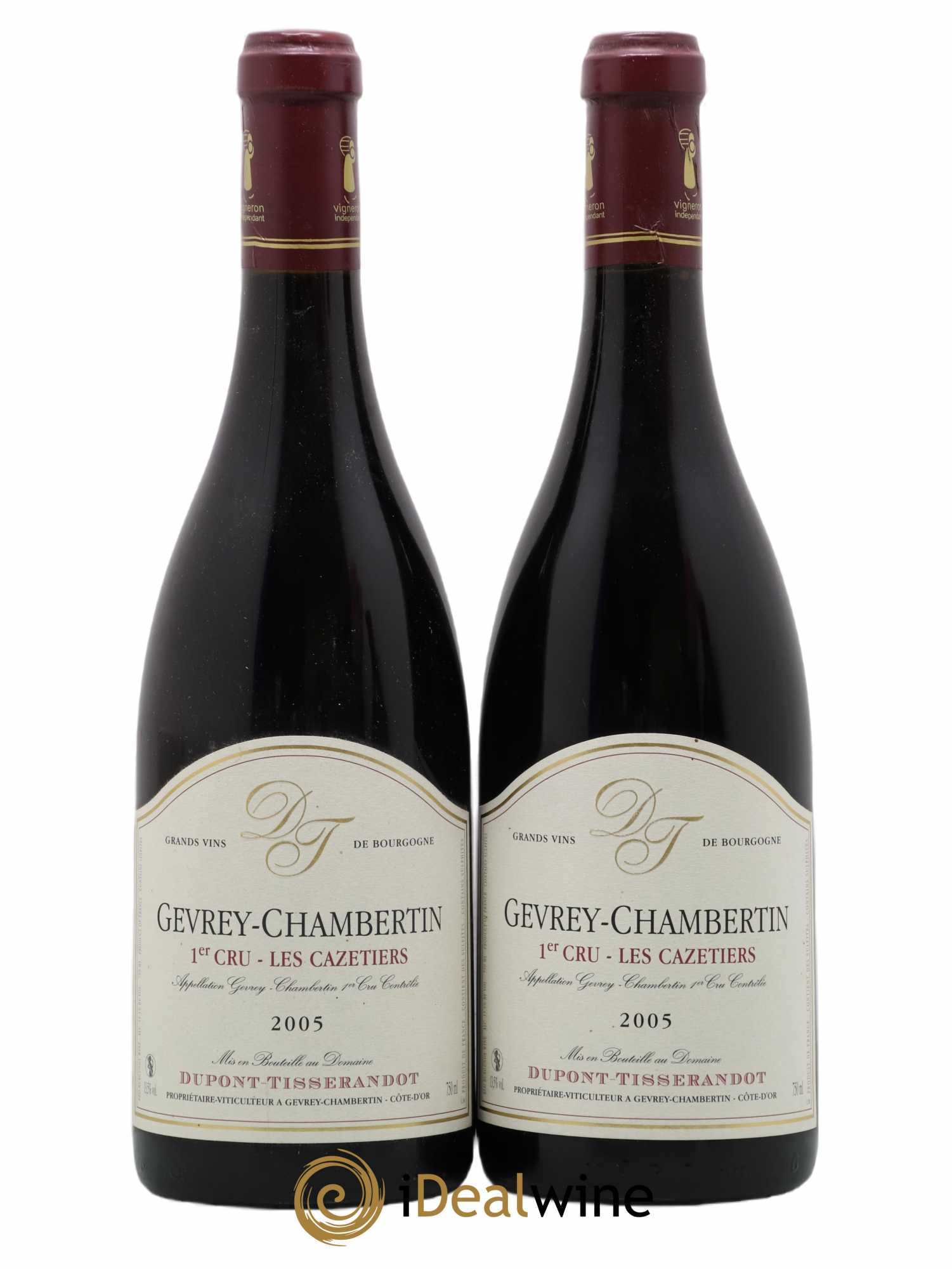 Gevrey-Chambertin 1er Cru Cazetiers Dupont-Tisserandot (Domaine) 2005 - Lot de 2 bouteilles - 0