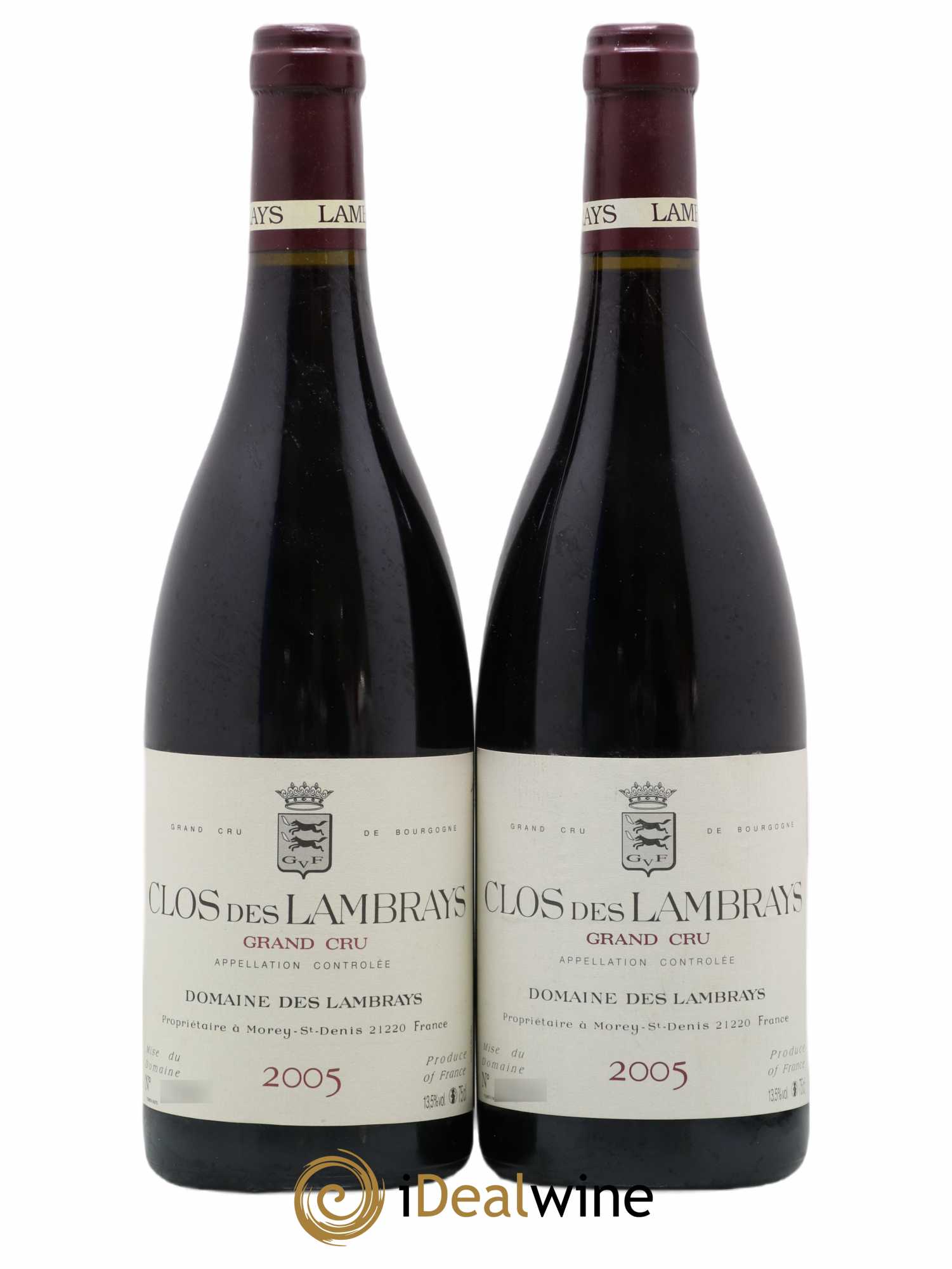 Clos des Lambrays Grand Cru Domaine des Lambrays 2005 - Lot de 2 bouteilles - 0