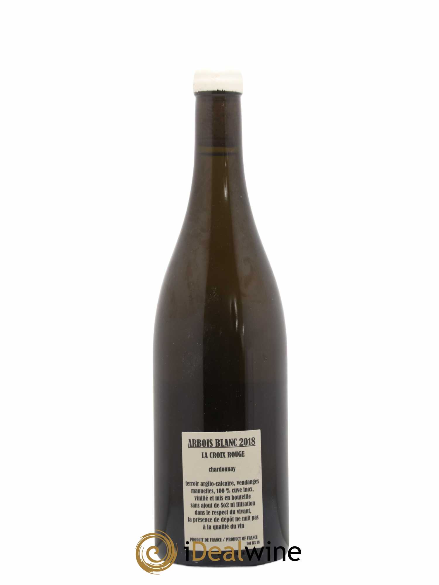 Arbois Chardonnay La Croix Rouge Adeline Houillon & Renaud Bruyère 2018 - Lot de 1 bouteille - 1