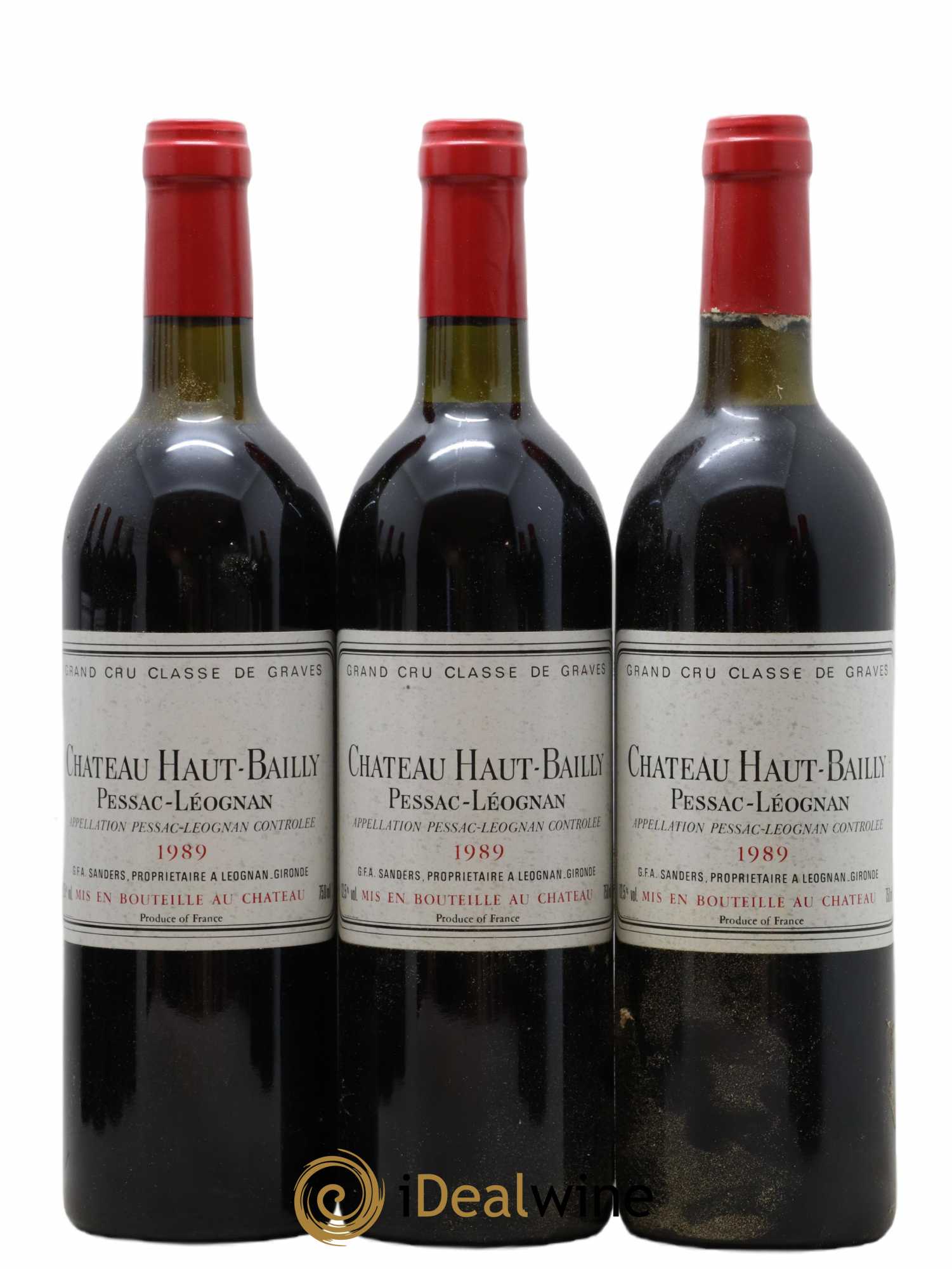 Château Haut-Bailly Cru Classé de Graves 1989 - Lot de 12 bouteilles - 2