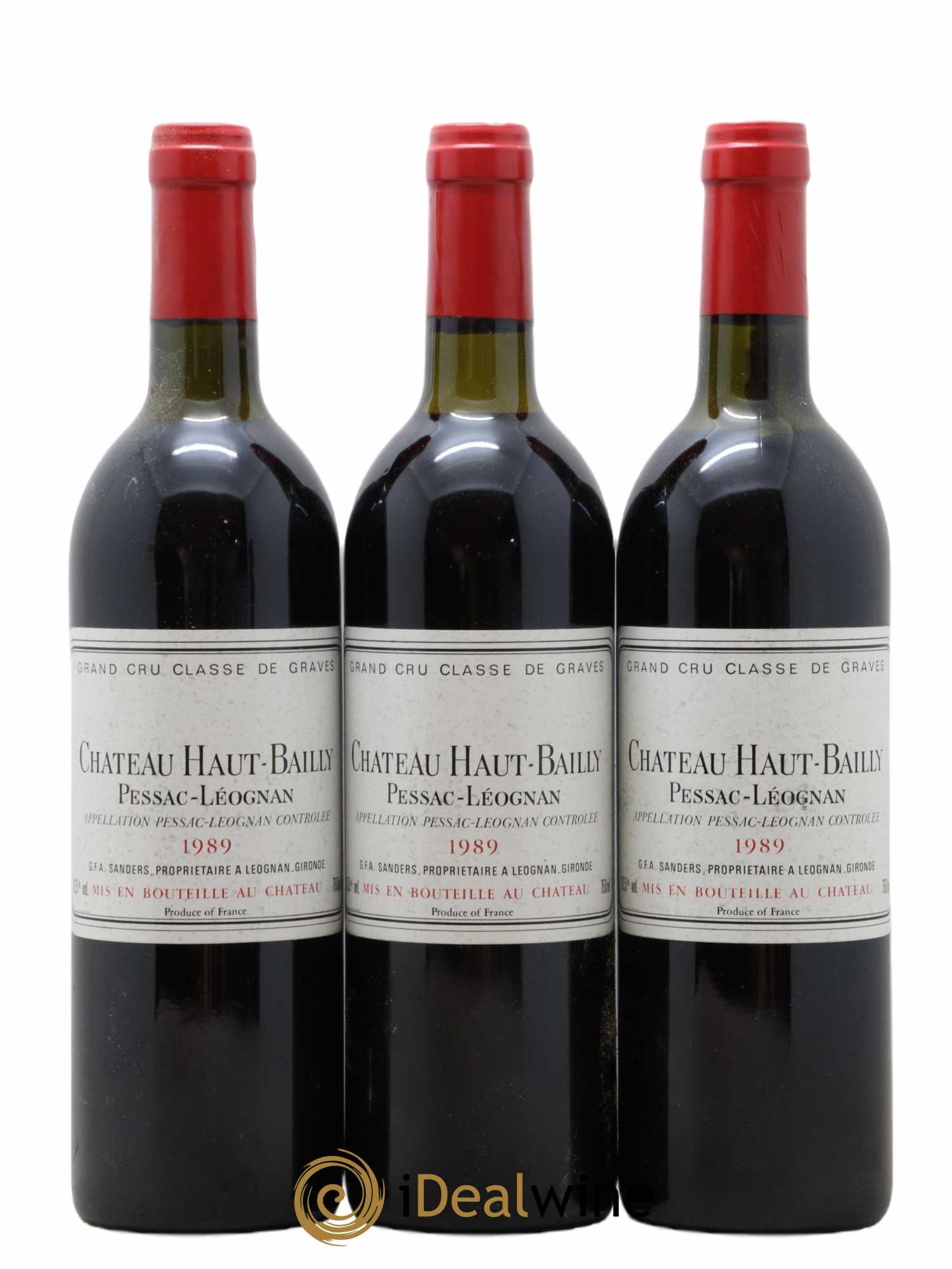 Château Haut-Bailly Cru Classé de Graves 1989 - Lot de 12 bouteilles - 4