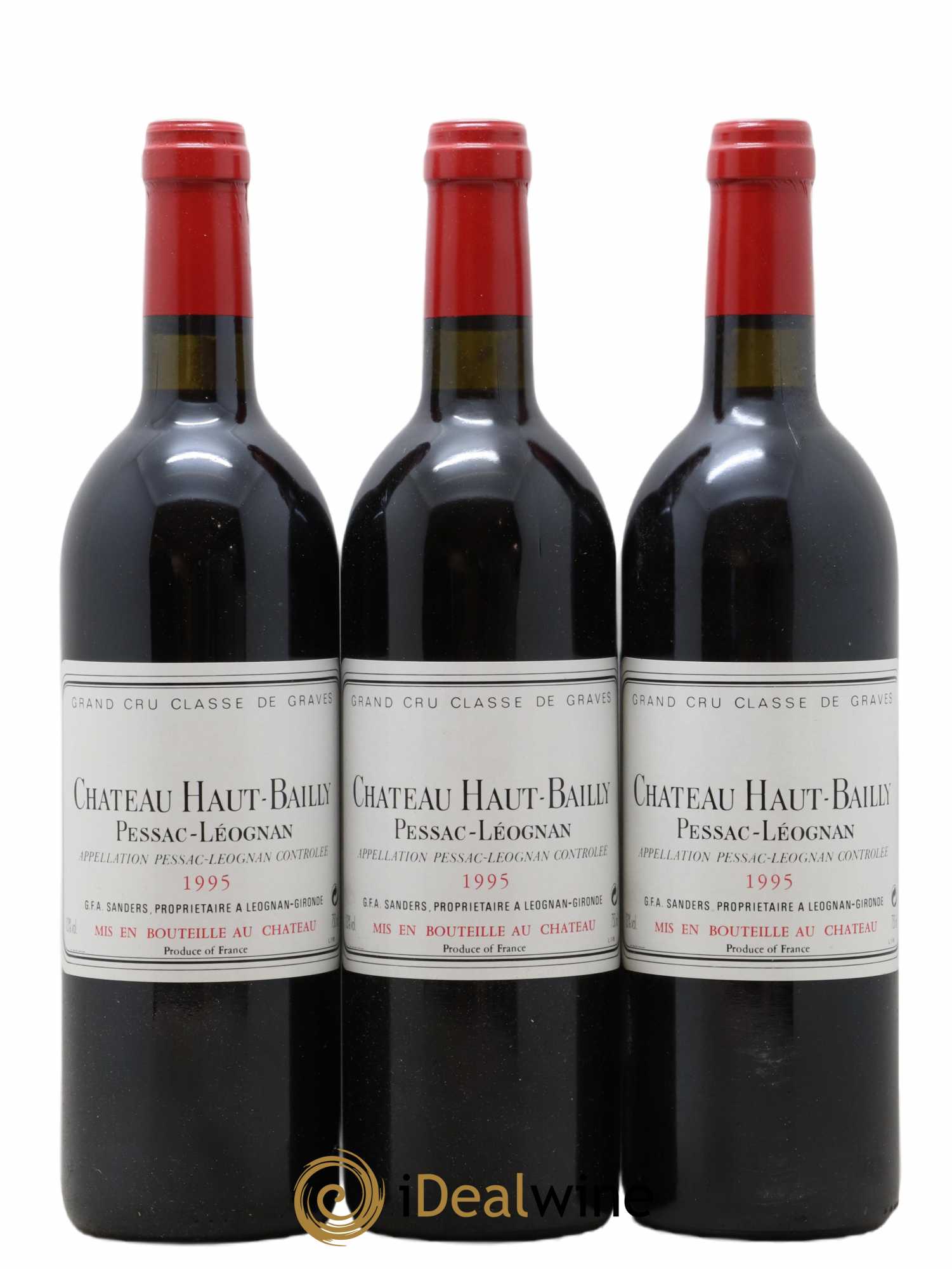 Château Haut-Bailly Cru Classé de Graves 1995 - Lot de 12 bouteilles - 2
