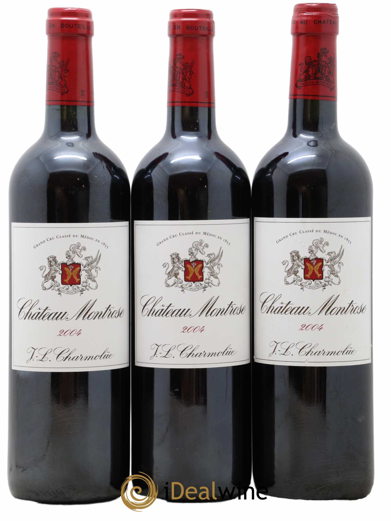 Château Montrose 2ème Grand Cru Classé 2004 - Lot de 3 bouteilles - 0