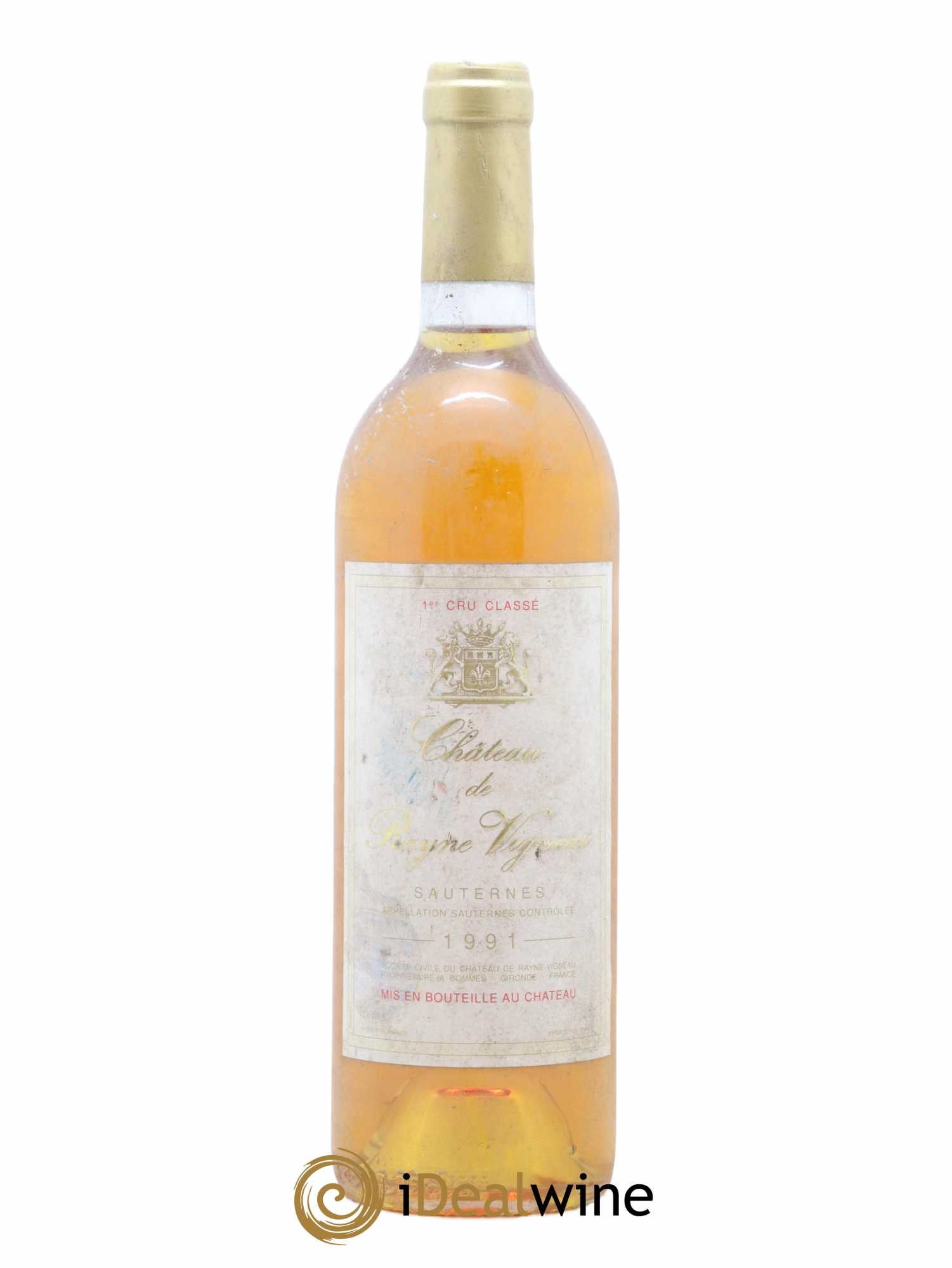 Château de Rayne Vigneau 1er Grand Cru Classé 1991 - Lotto di 1 bottiglia - 0