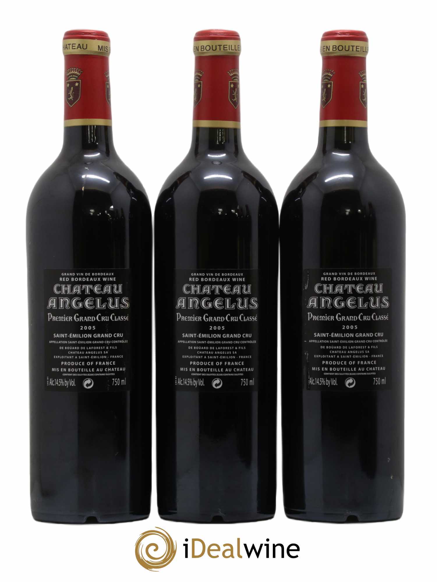 Château Angélus 1er Grand Cru Classé A 2005 - Lot de 6 bouteilles - 4