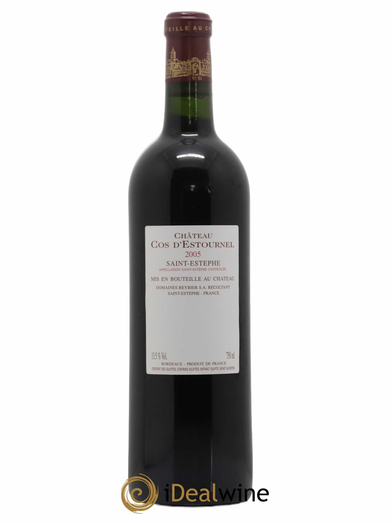 Cos d'Estournel 2ème Grand Cru Classé 2005 - Lot de 1 bouteille - 1