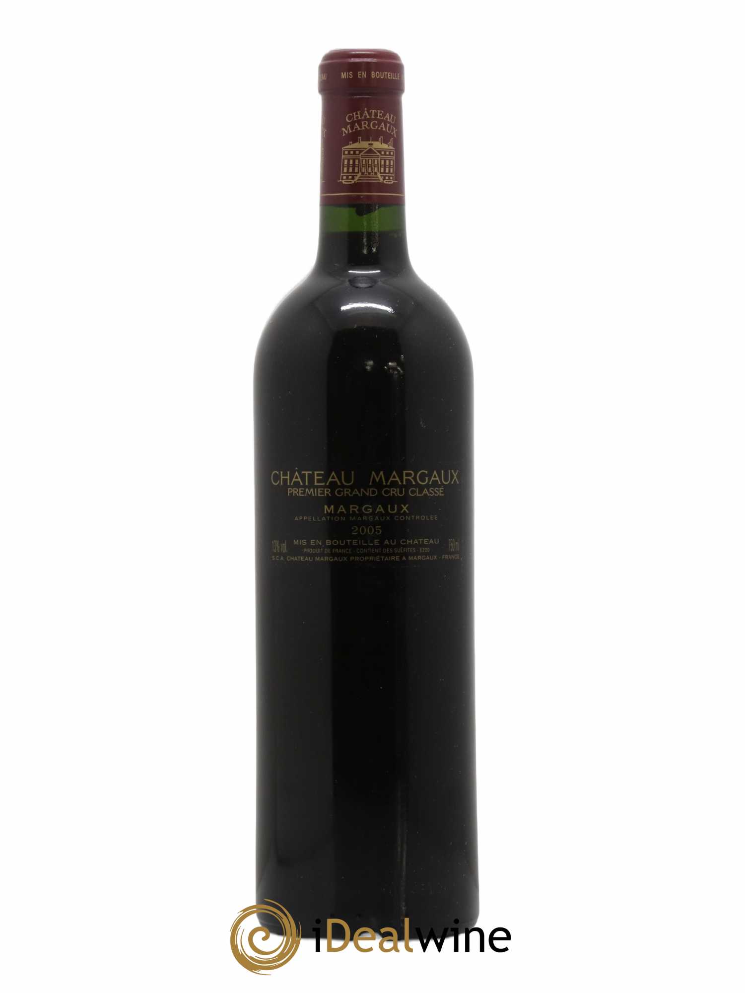 Château Margaux 1er Grand Cru Classé 2005 - Lot de 1 bouteille - 1