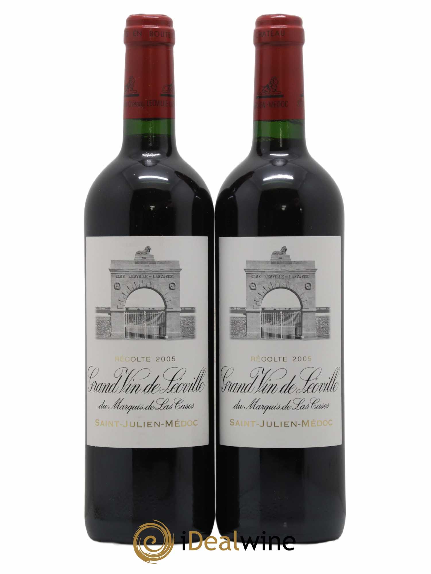 Château Léoville Las Cases 2ème Grand Cru Classé 2005 - Lot de 2 bouteilles - 0