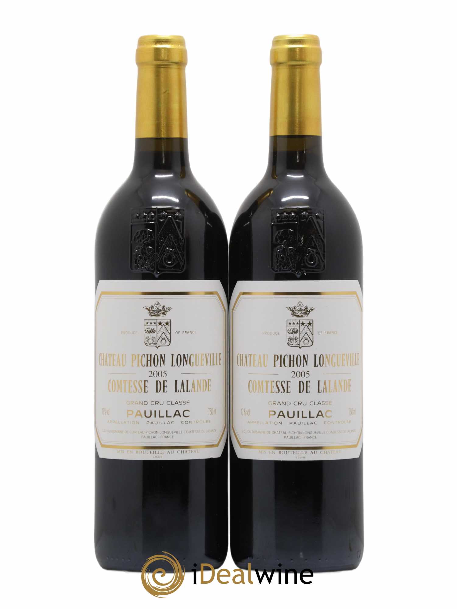 Château Pichon Longueville Comtesse de Lalande 2ème Grand Cru Classé 2005 - Lot de 2 bouteilles - 0