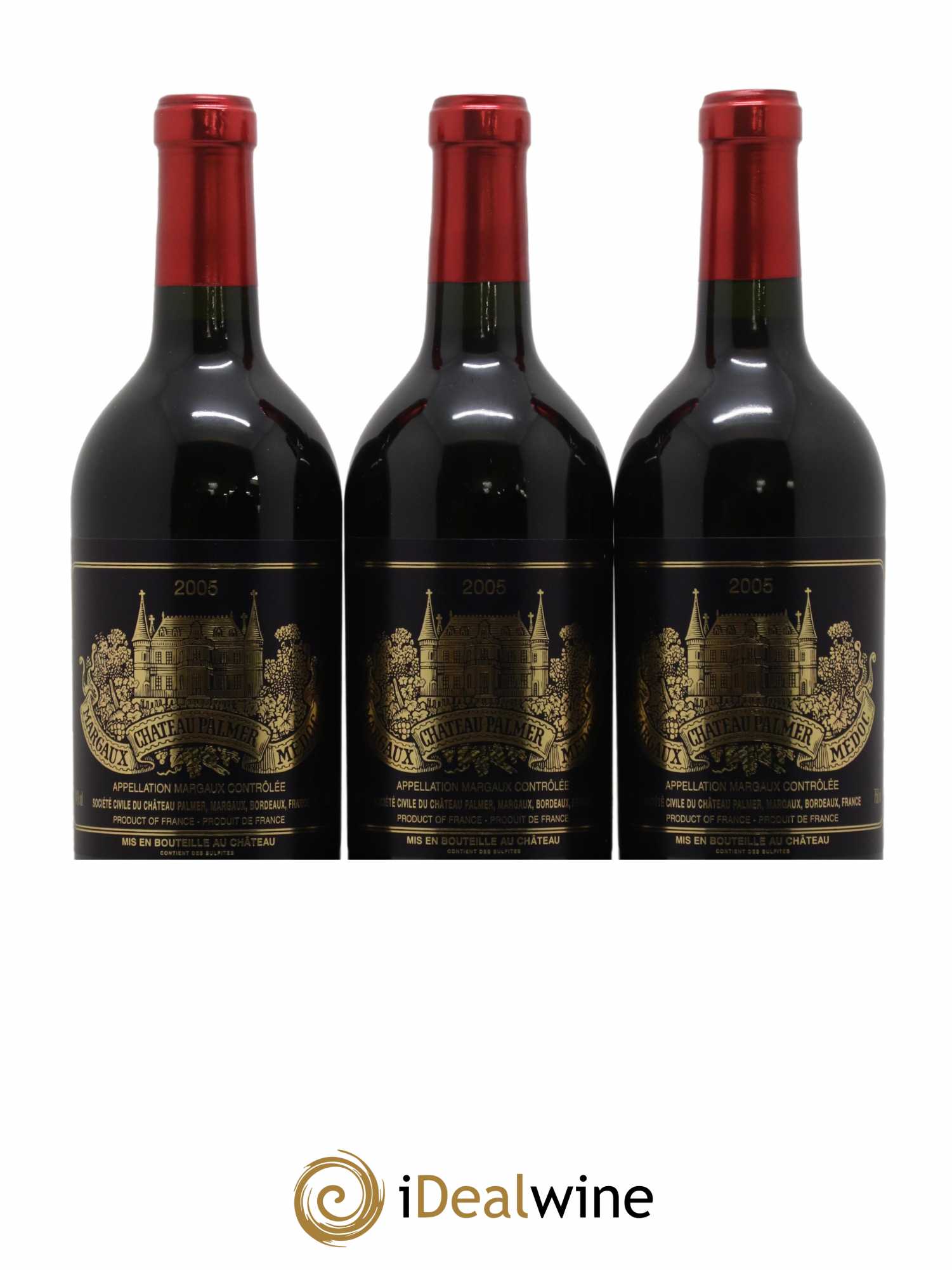 Château Palmer 3ème Grand Cru Classé 2005 - Lot de 12 bouteilles - 1