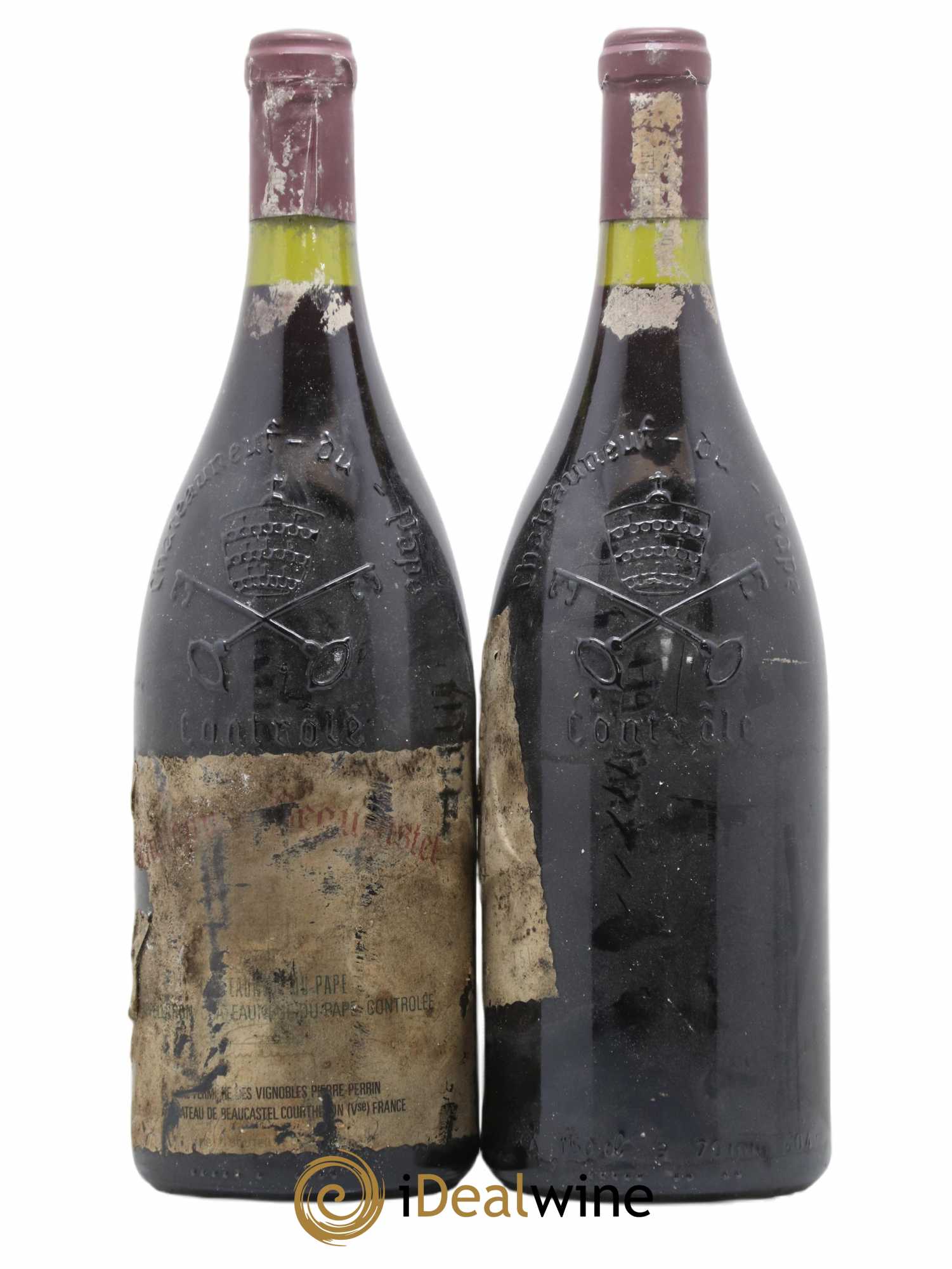Châteauneuf-du-Pape Château de Beaucastel Famille Perrin 1995 - Lot de 2 magnums - 0