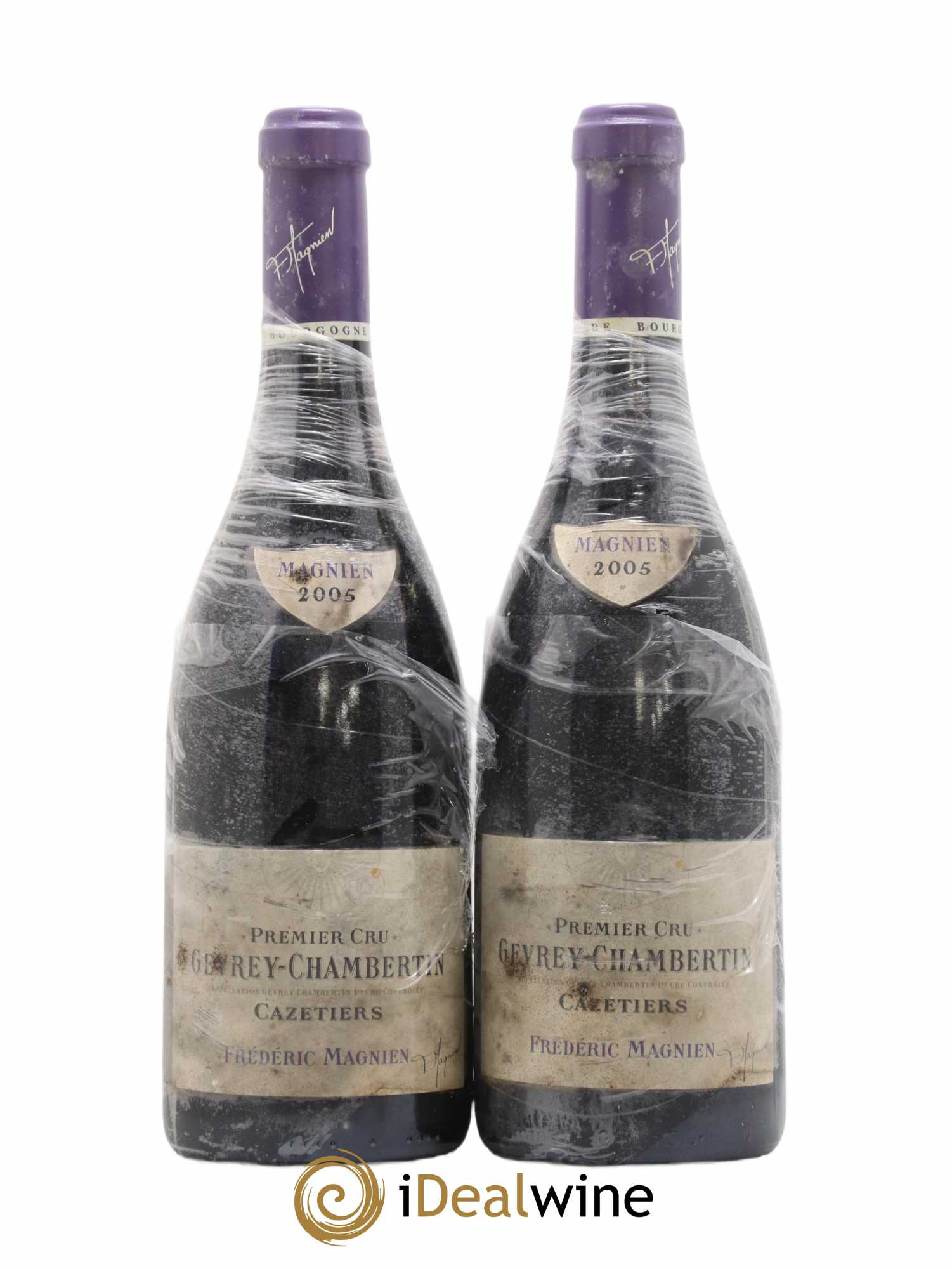 Gevrey-Chambertin 1er Cru Cazetiers Frédéric Magnien 2005 - Posten von 2 Flaschen - 0