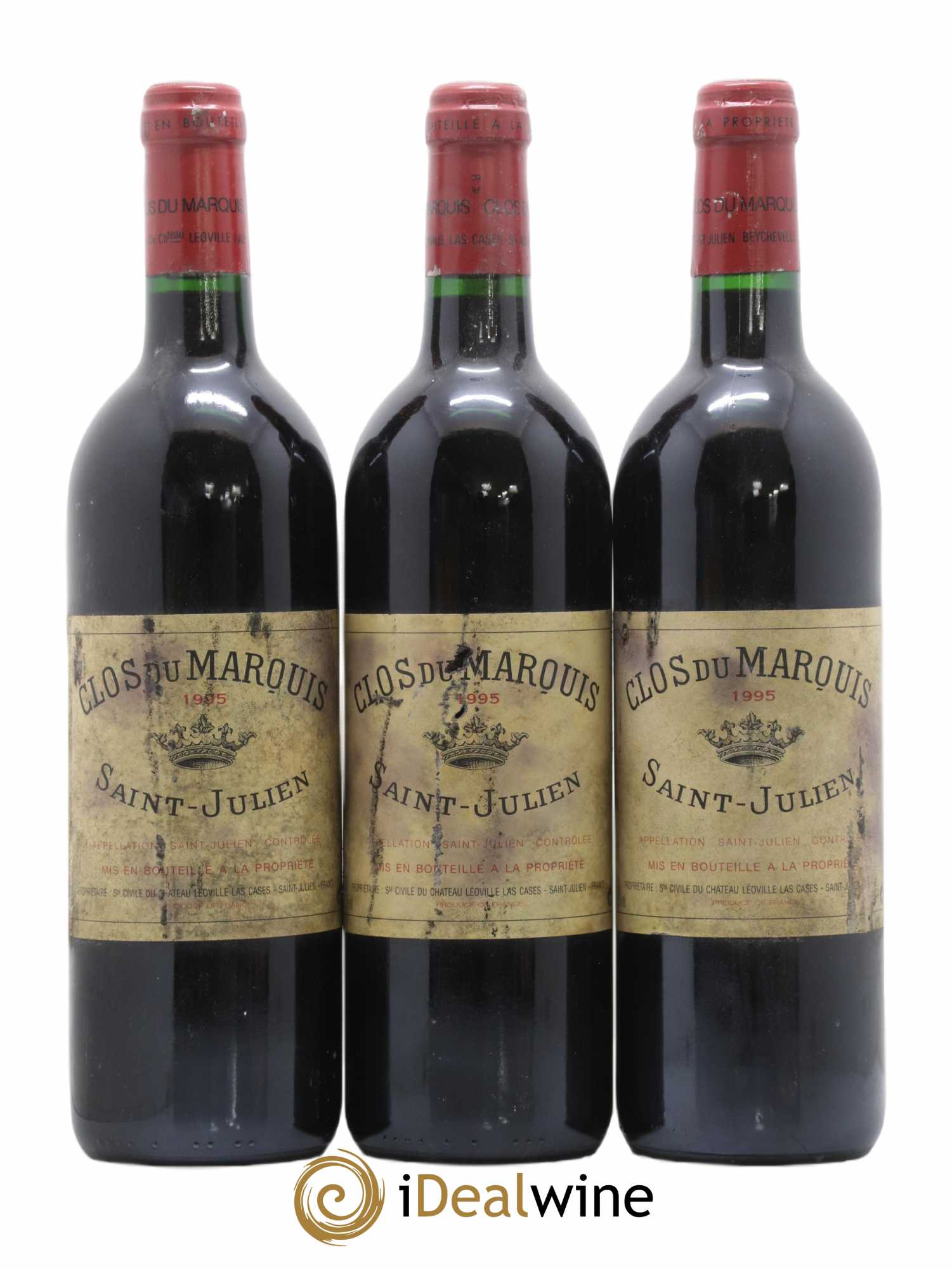 Clos du Marquis 1995 - Lot de 3 bouteilles - 0
