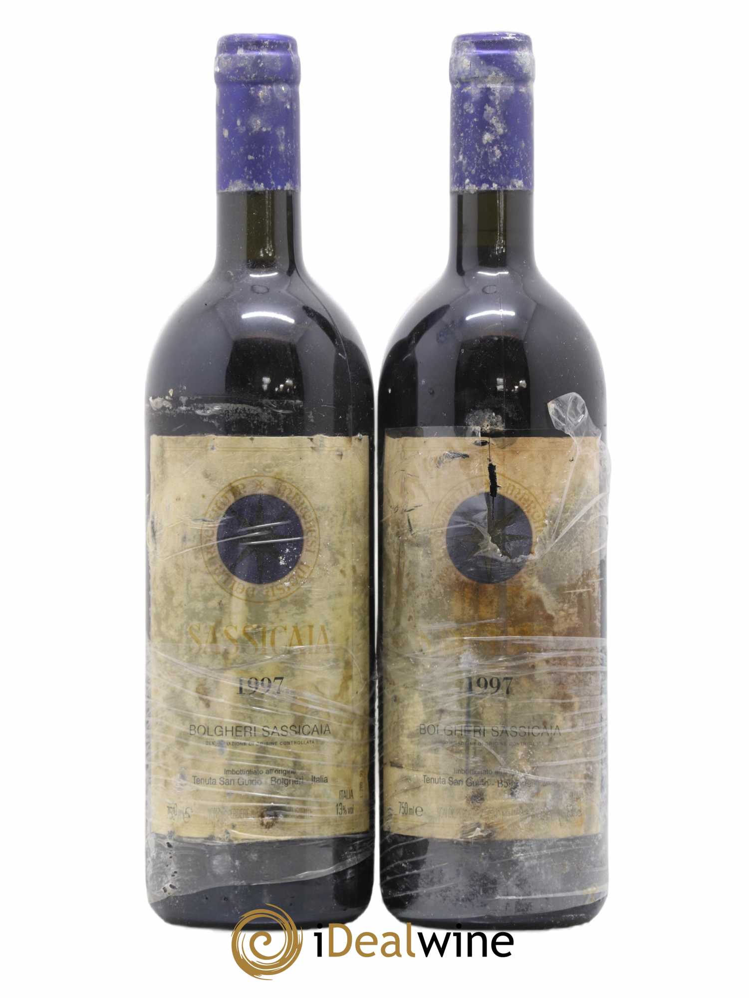 Bolgheri DOC Sassicaia Tenuta San Guido 1997 - Lot de 2 bouteilles - 0