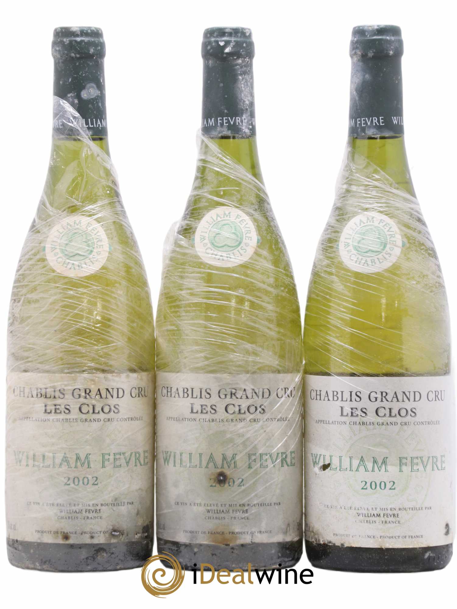 Chablis Grand Cru Les Clos William Fèvre 2002 - Posten von 3 Flaschen - 0