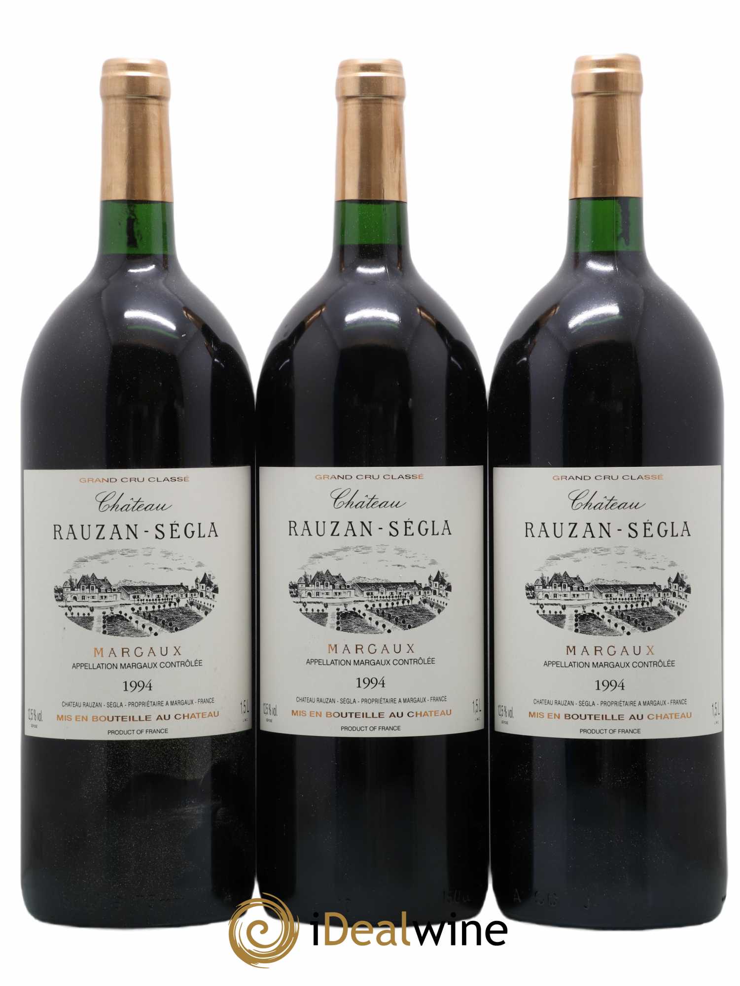 Château Rauzan Ségla Grand Cru Classé 1994 - Lot de 3 magnums - 0