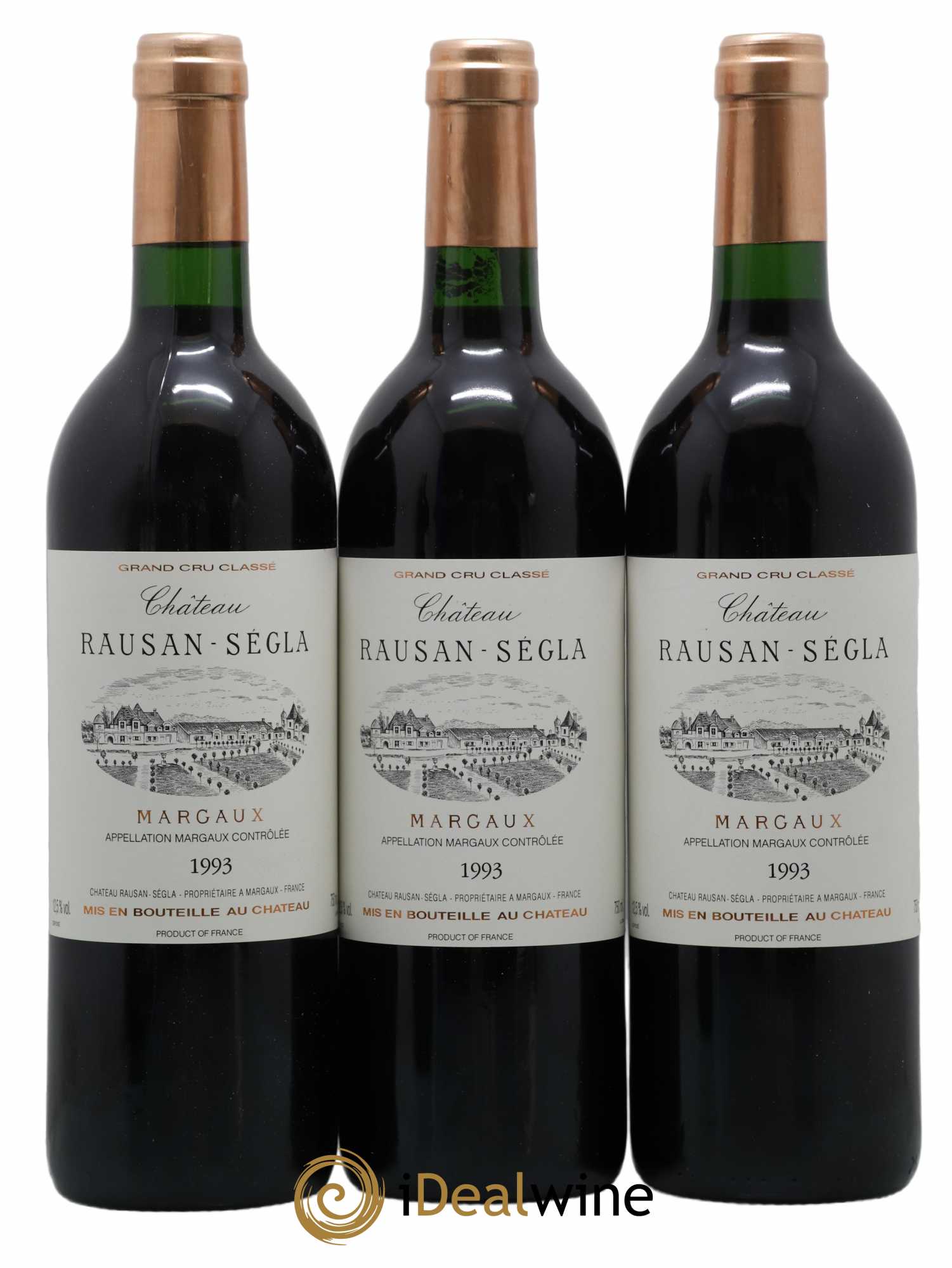 Château Rauzan Ségla Grand Cru Classé 1993 - Lot de 12 bouteilles - 1