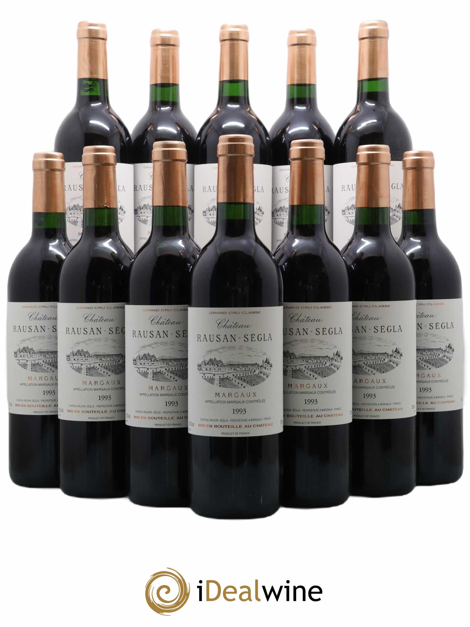 Château Rauzan Ségla Grand Cru Classé 1993 - Lot de 12 bouteilles - 0