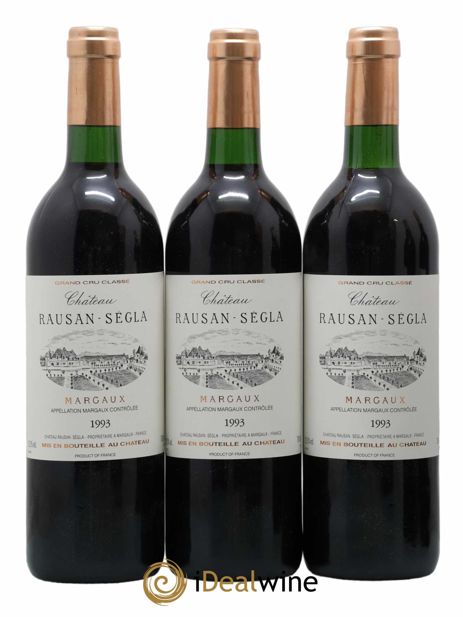 Château Rauzan Ségla Grand Cru Classé 1993 - Lot de 12 bouteilles - 1