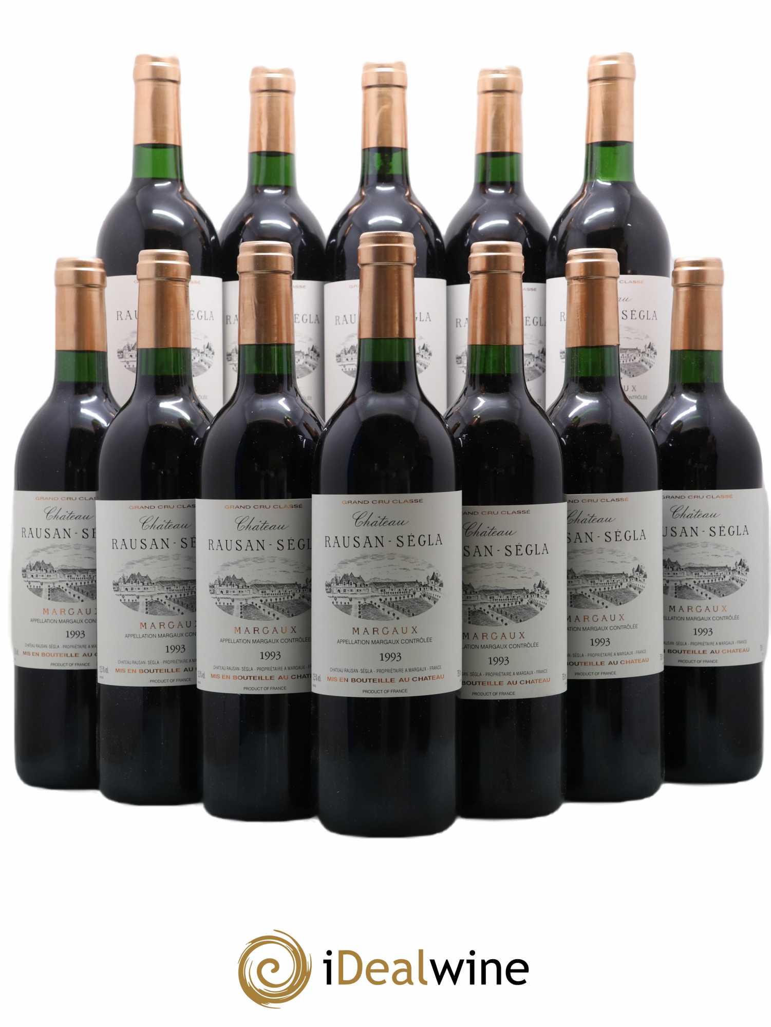 Château Rauzan Ségla Grand Cru Classé 1993 - Lot de 12 bouteilles - 0