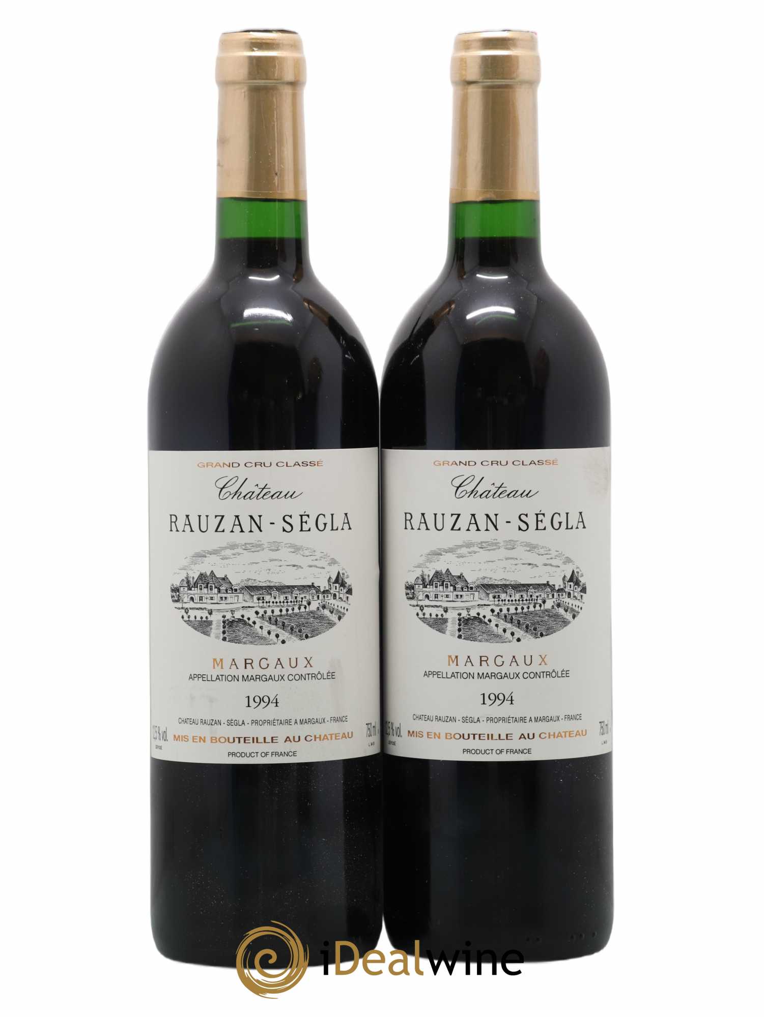 Château Rauzan Ségla Grand Cru Classé 1994 - Lot de 2 bouteilles - 0