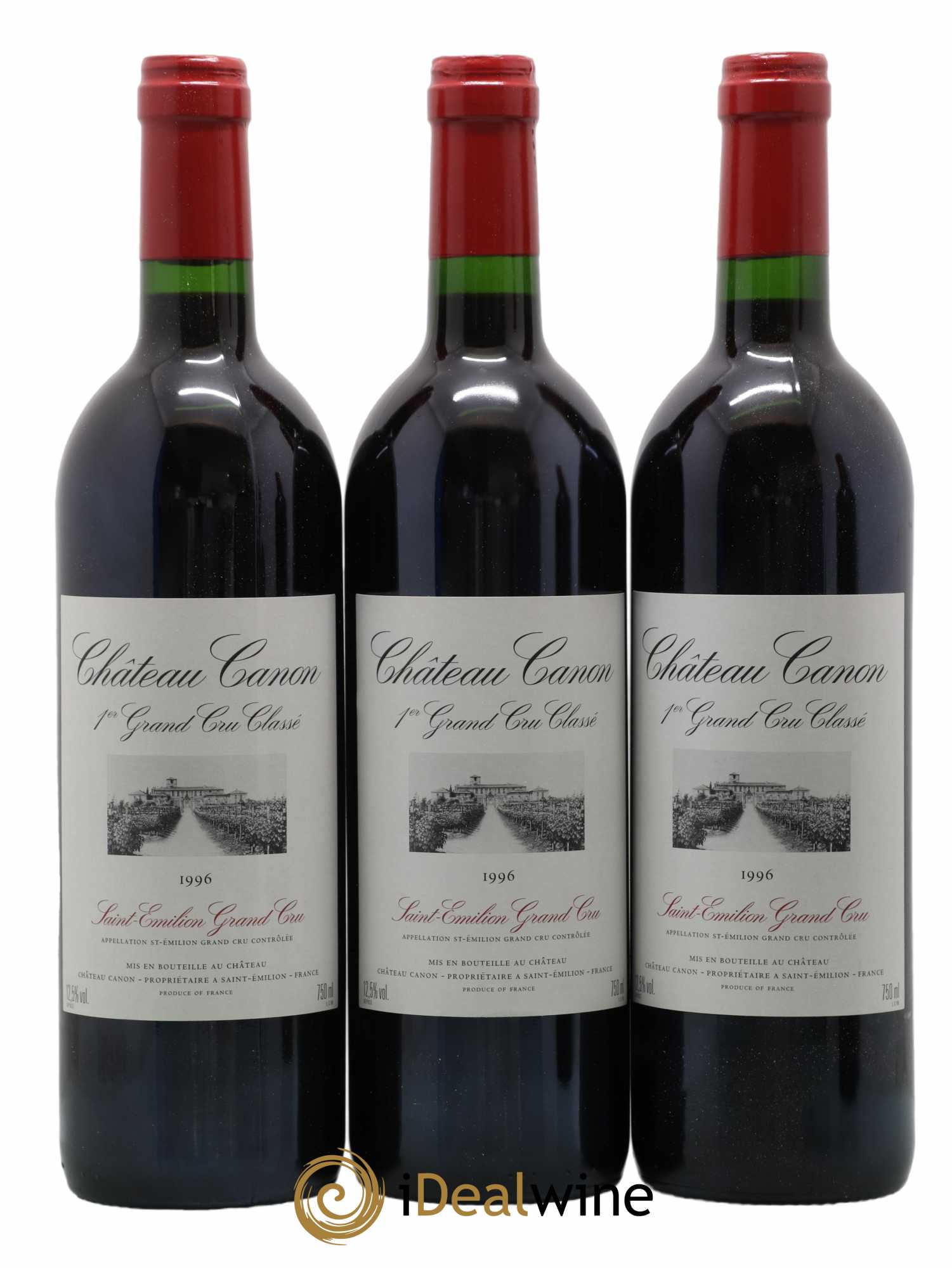 Château Canon 1er Grand Cru Classé B 1996 - Lot de 12 bouteilles - 4
