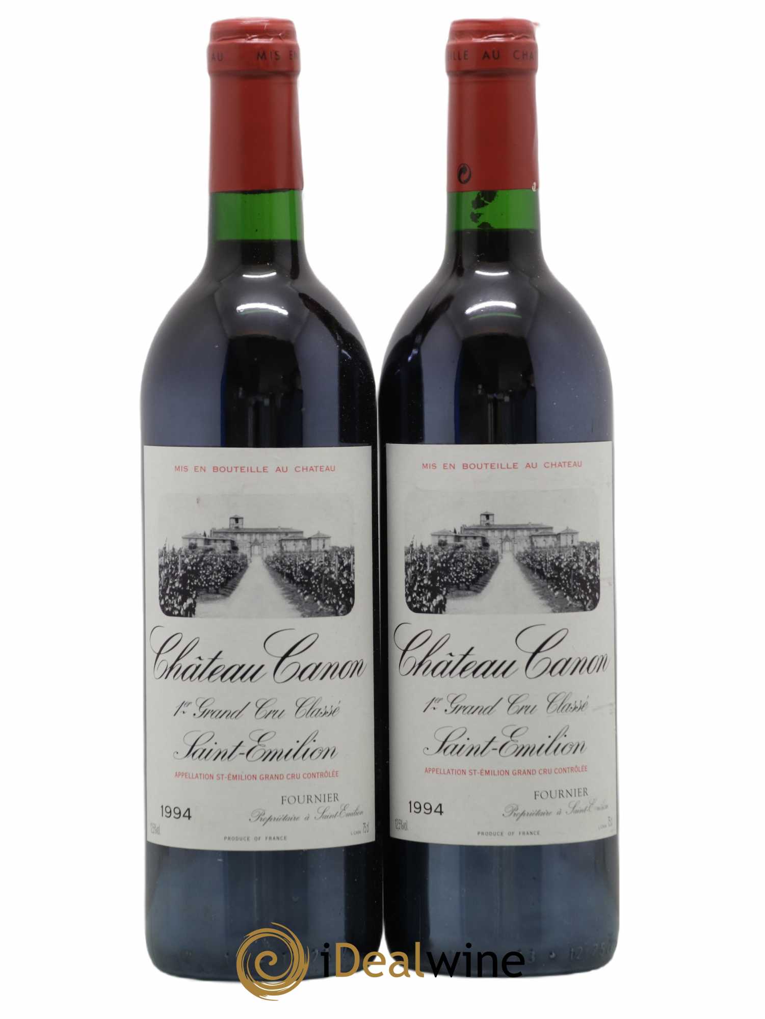 Château Canon 1er Grand Cru Classé B 1994 - Lot de 2 bouteilles - 0