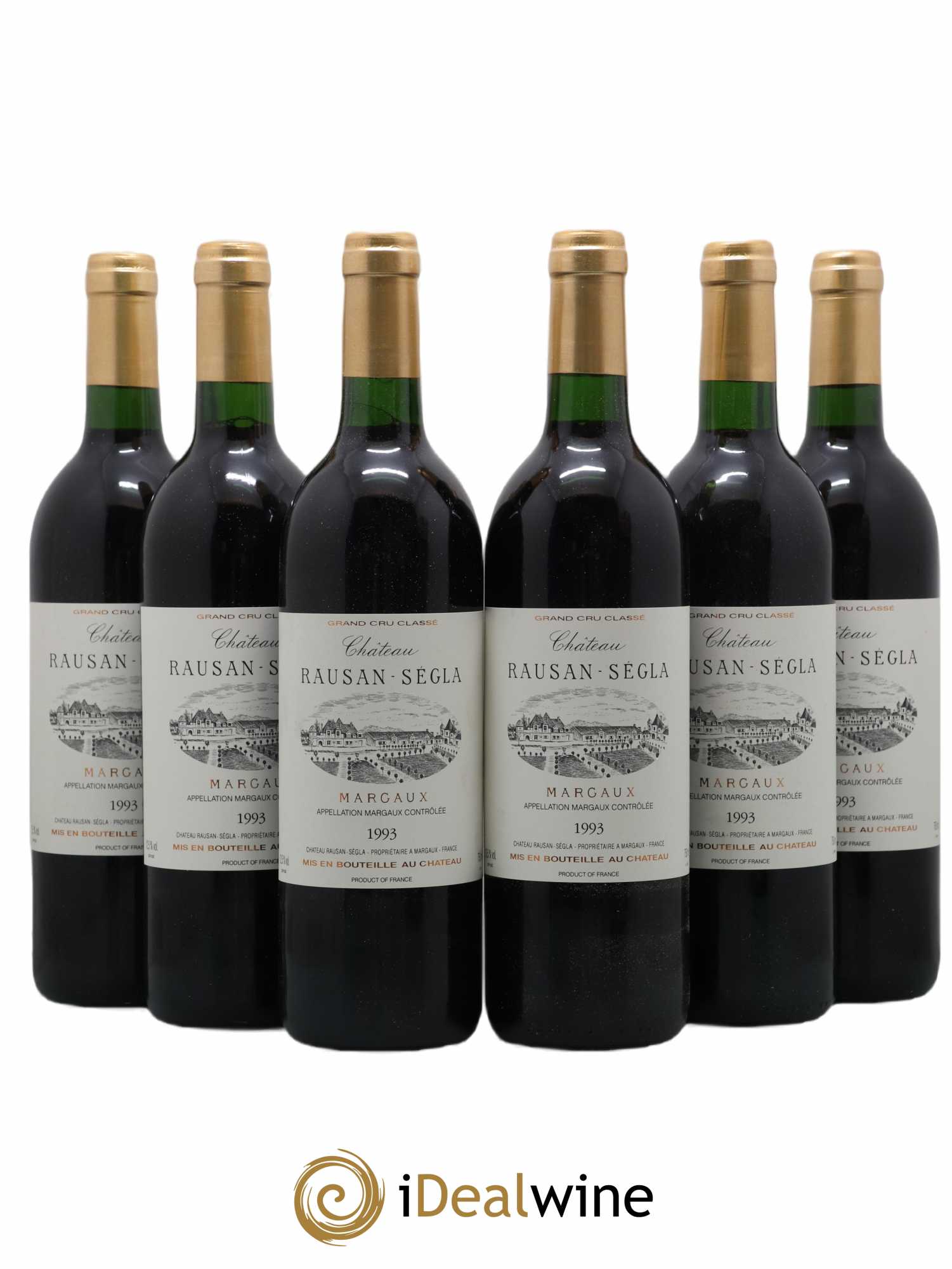 Château Rauzan Ségla Grand Cru Classé 1993 - Lot de 6 bouteilles - 0