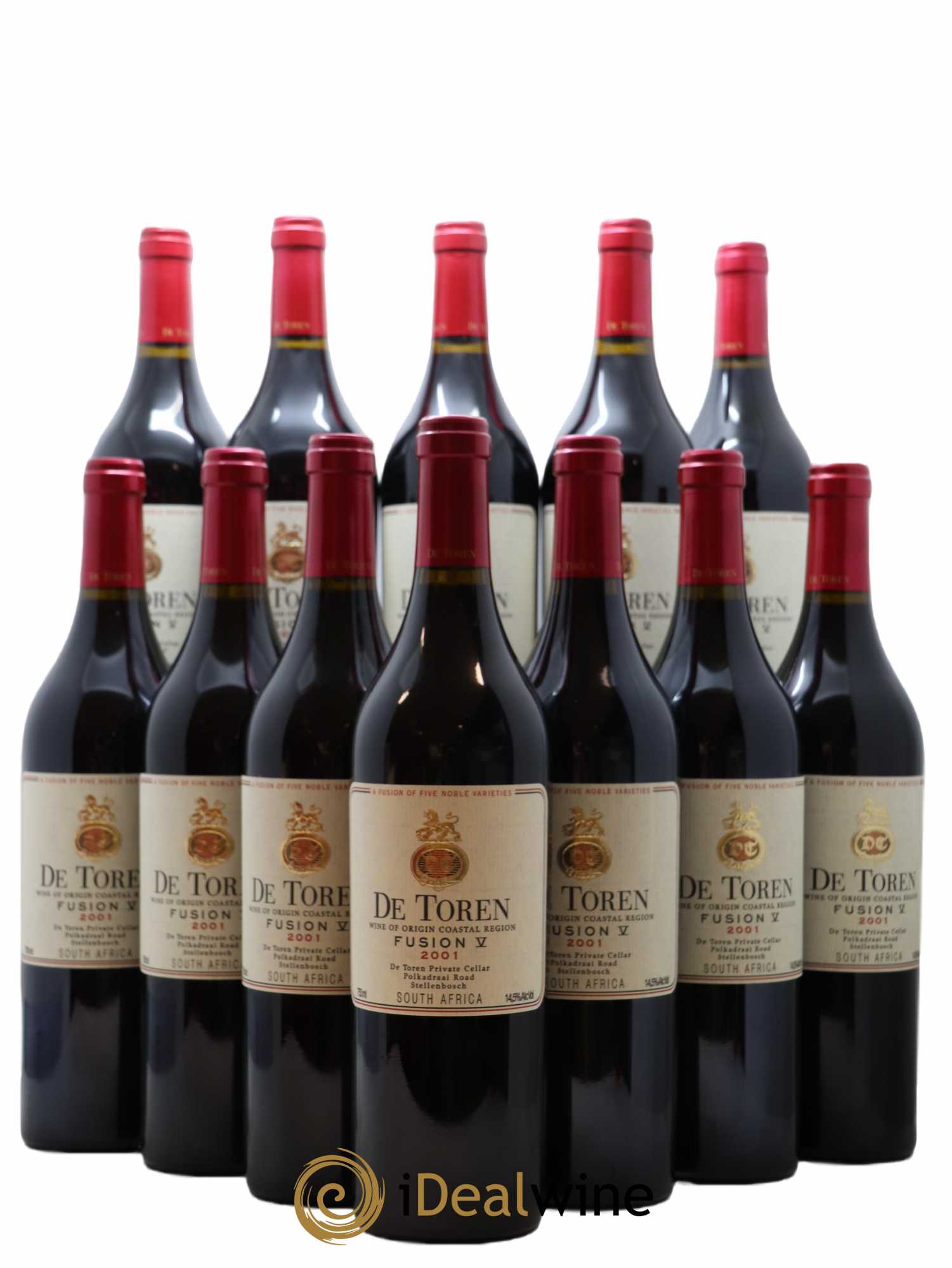 Afrique du Sud De Toren Fusion V 2001 - Lot de 12 bouteilles - 0