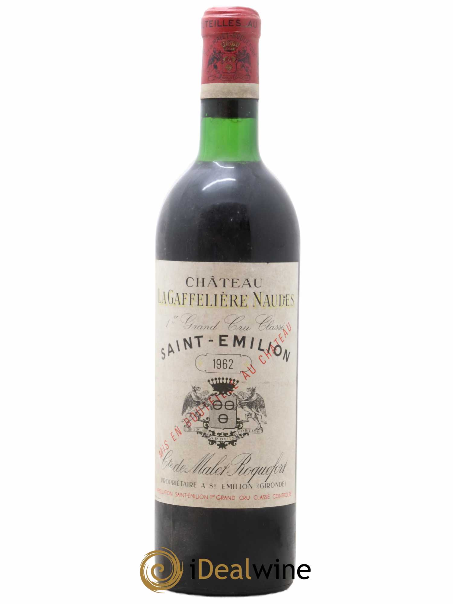 Saint-Émilion Grand Cru Chateau La Gaffeliere 1962 - Posten von 1 Flasche - 0