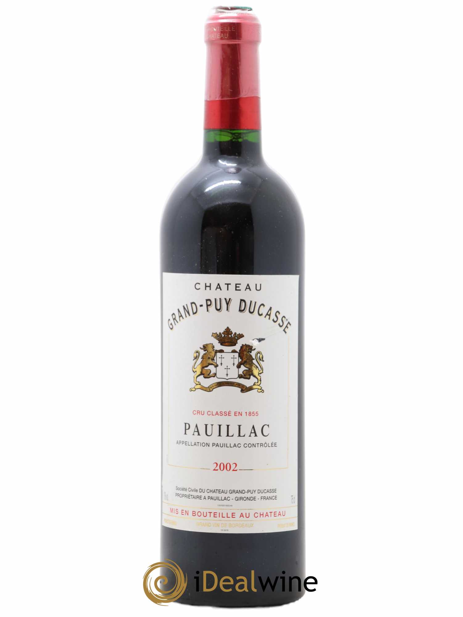 Château Grand Puy Ducasse 5ème Grand Cru Classé 2002 - Lot de 1 bouteille - 0