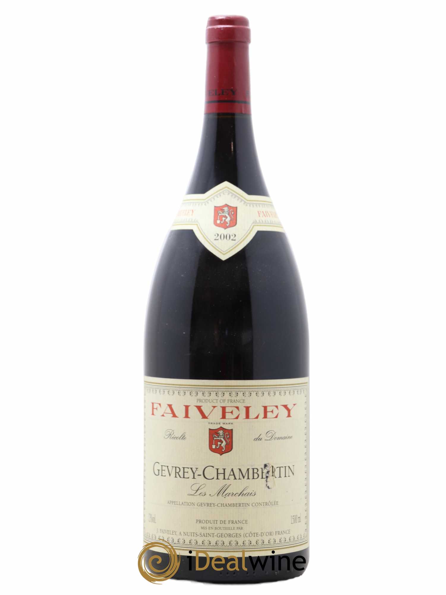 Gevrey-Chambertin Les Marchais Faiveley 2002 - Posten von 1 Magnum - 0