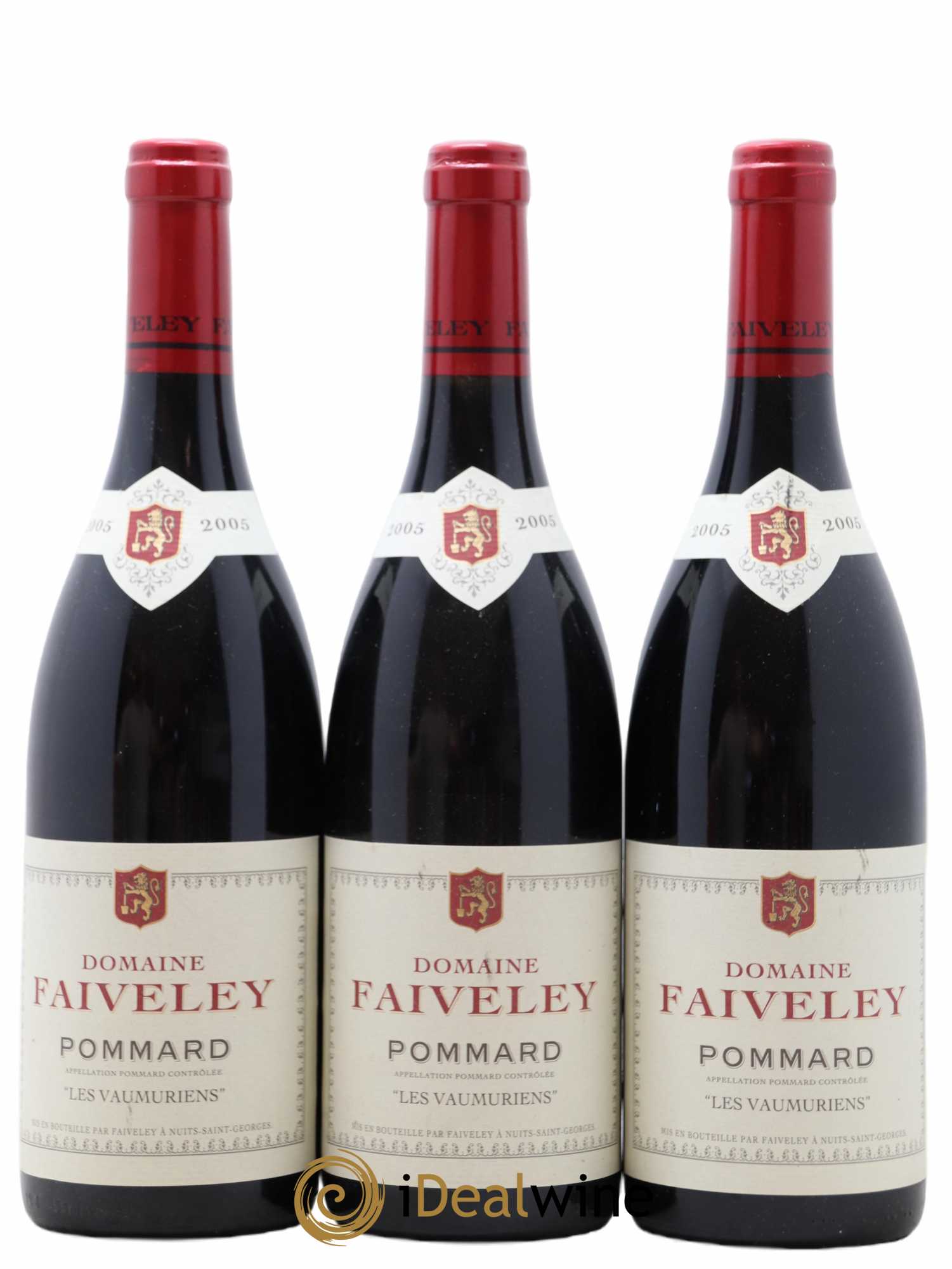 Pommard Les Vaumuriens Faiveley 2005 - Lot de 3 bouteilles - 0