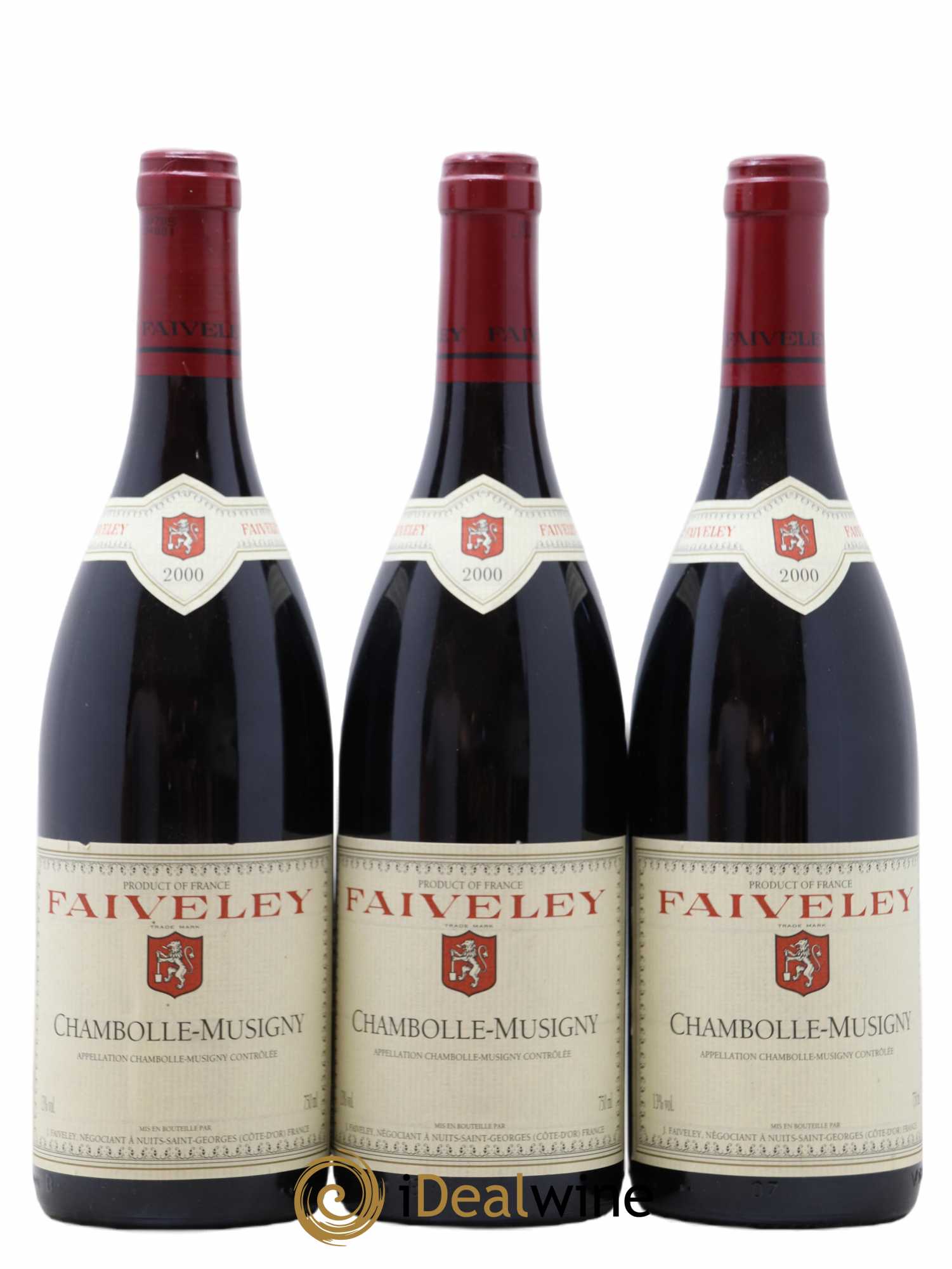 Chambolle-Musigny Faiveley 2000 - Lot de 3 bouteilles - 0