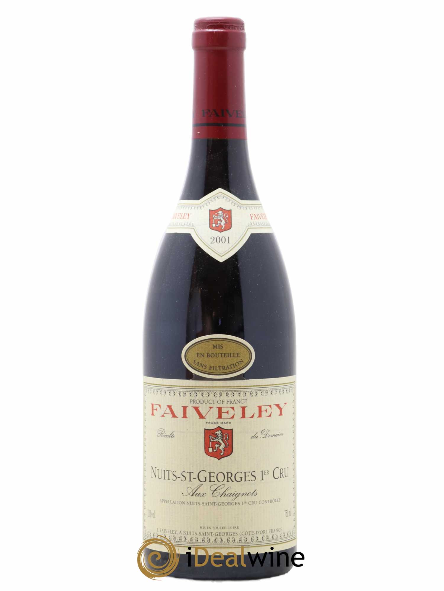 Nuits-Saint-Georges 1er Cru Aux Chaignots Faiveley 2001 - Lot of 1 bottle - 0