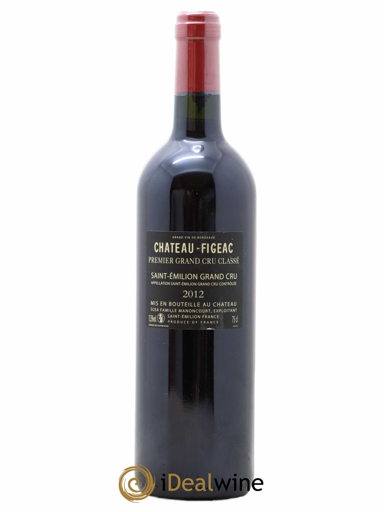 Château Figeac 1er Grand Cru Classé A 2012 - Lot de 1 bouteille - 1