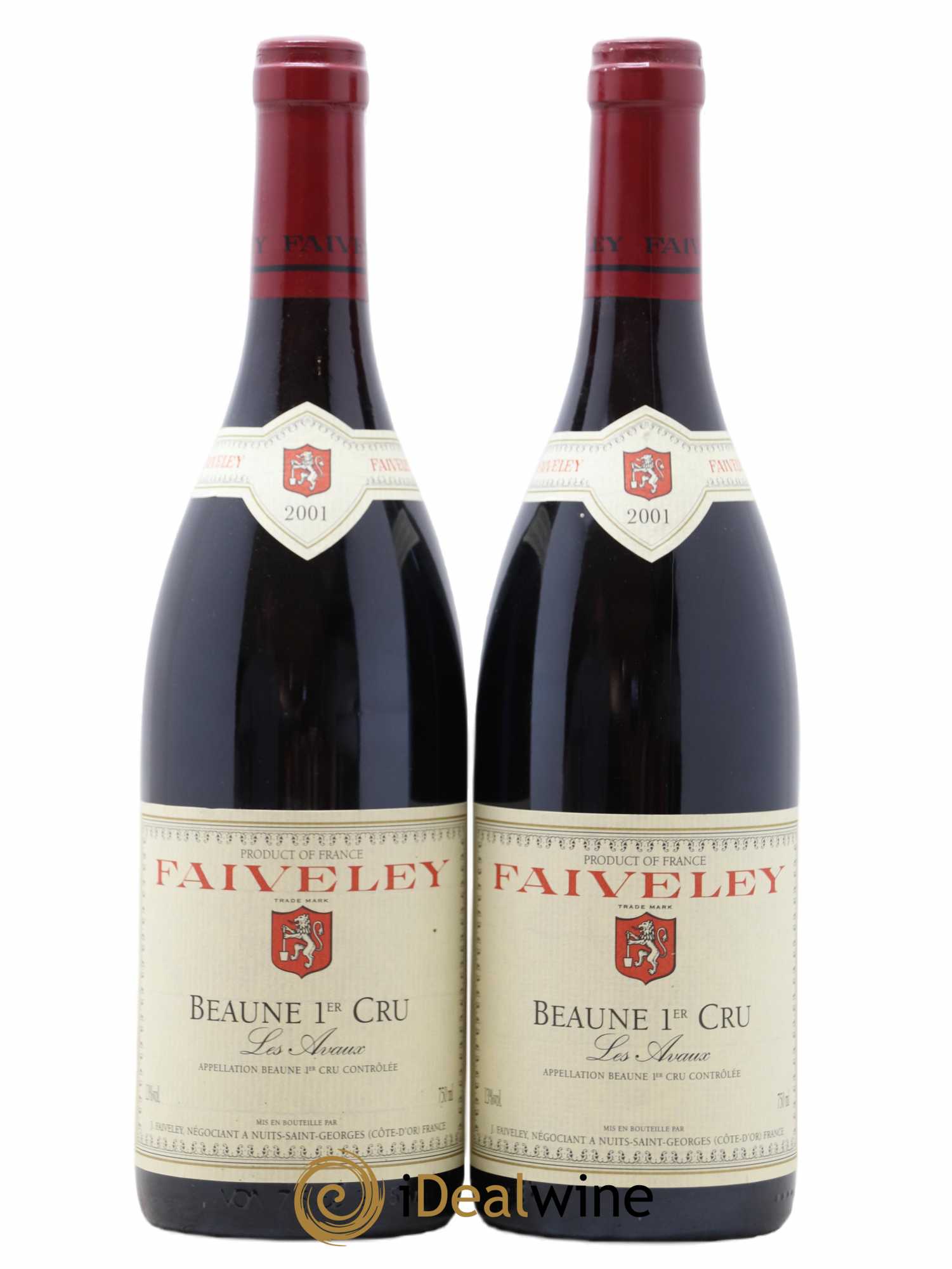 Beaune 1er Cru Les Avaux Faiveley 2001 - Posten von 2 Flaschen - 0