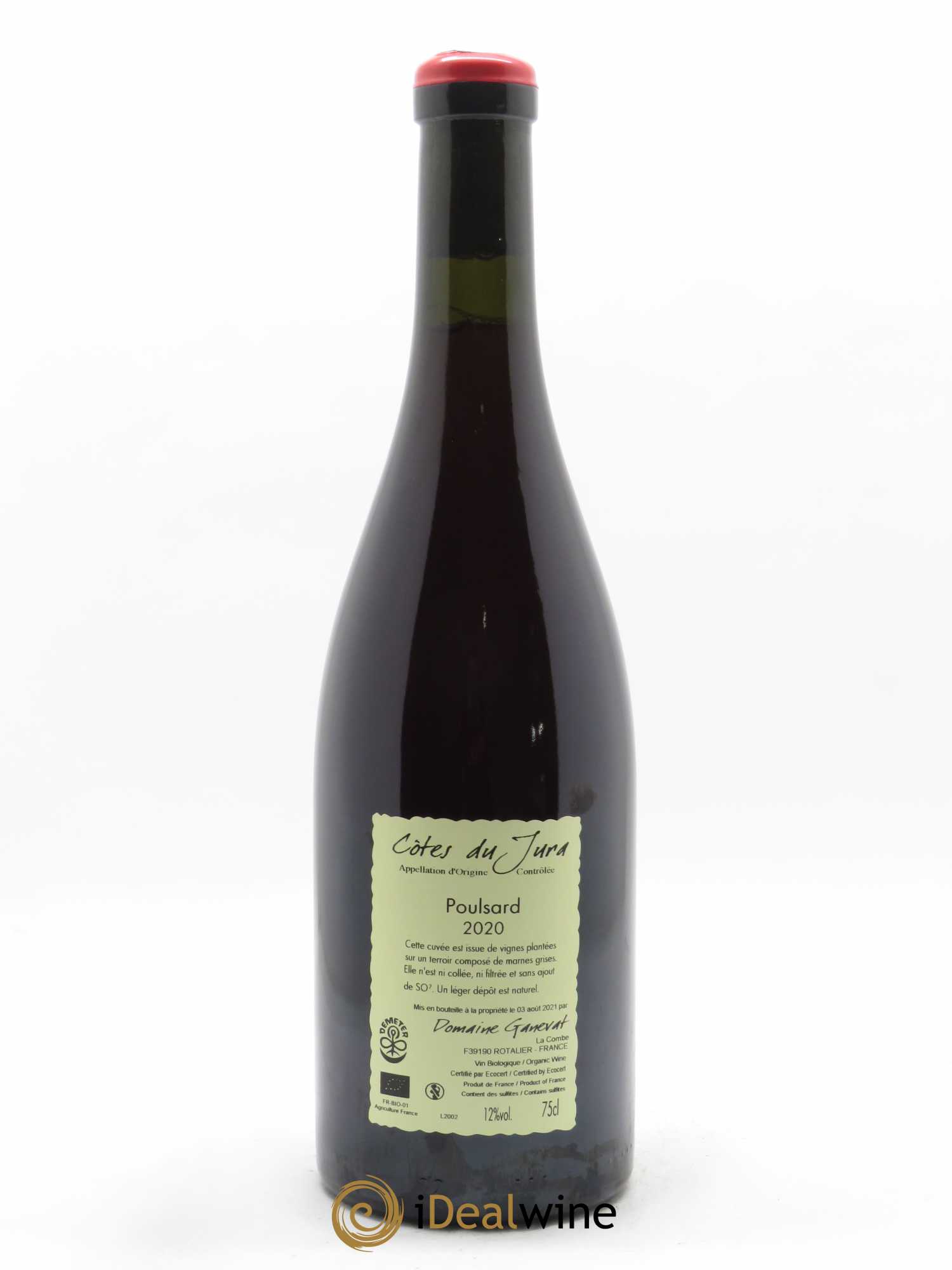 Côtes du Jura Les Chalasses Vieilles Vignes Poulsard Jean-François Ganevat (Domaine)  2020 - Lot of 1 bottle - 1
