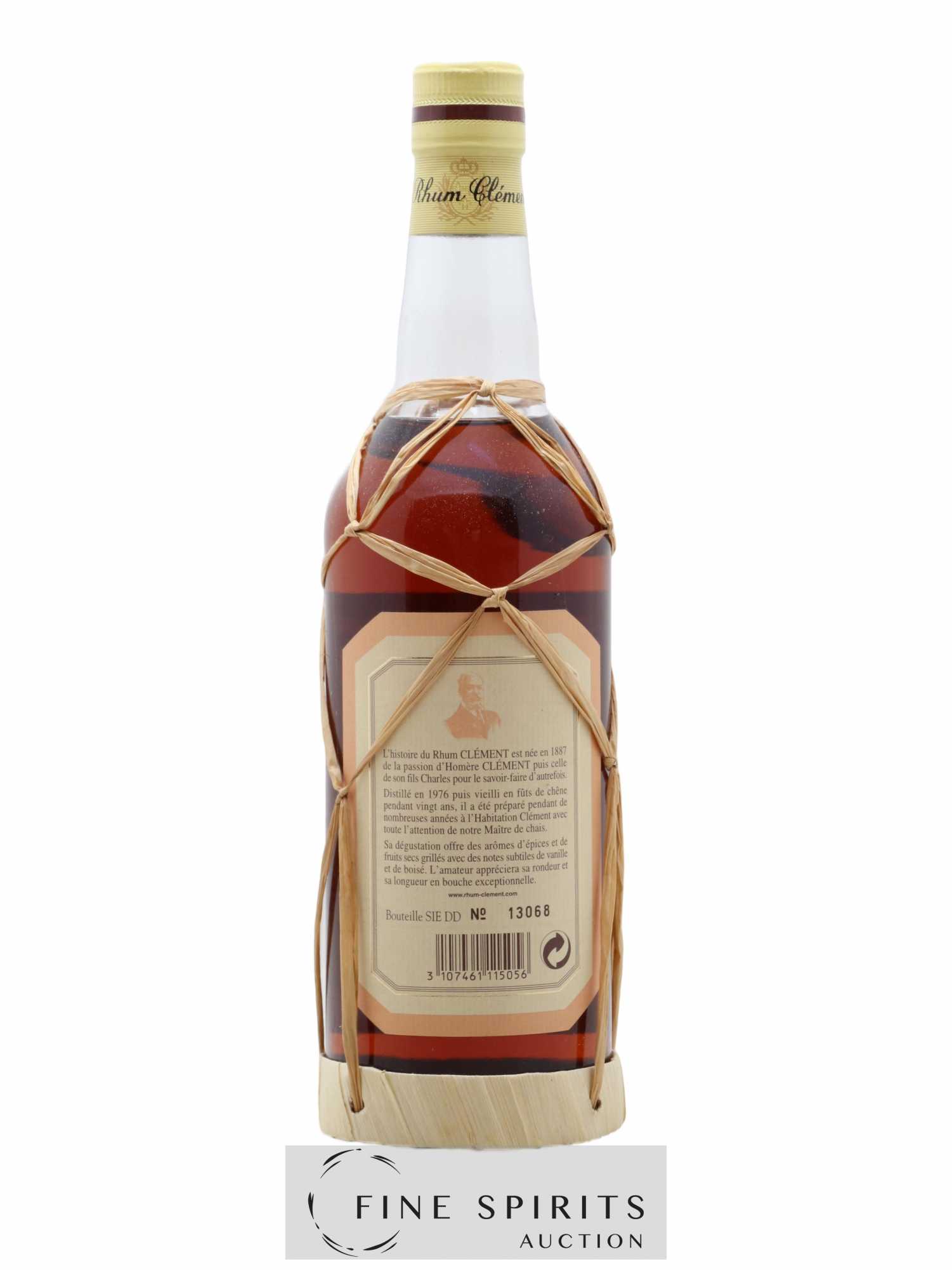 Clément 1976 Of. Domaine de l'Acajou Vieilli en fûts de Chêne - Lot de 1 bouteille - 2