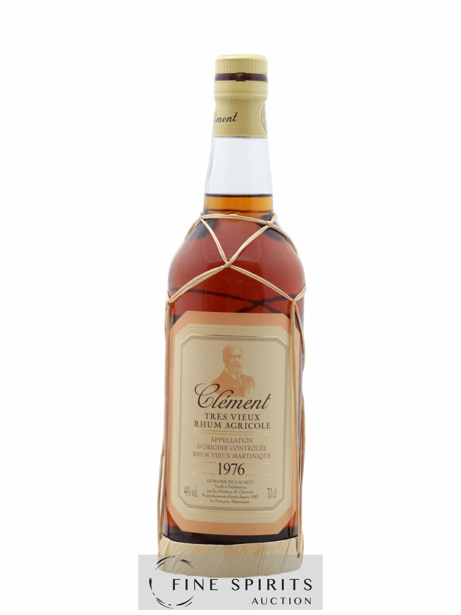 Clément 1976 Of. Domaine de l'Acajou Vieilli en fûts de Chêne - Lot de 1 bouteille - 1