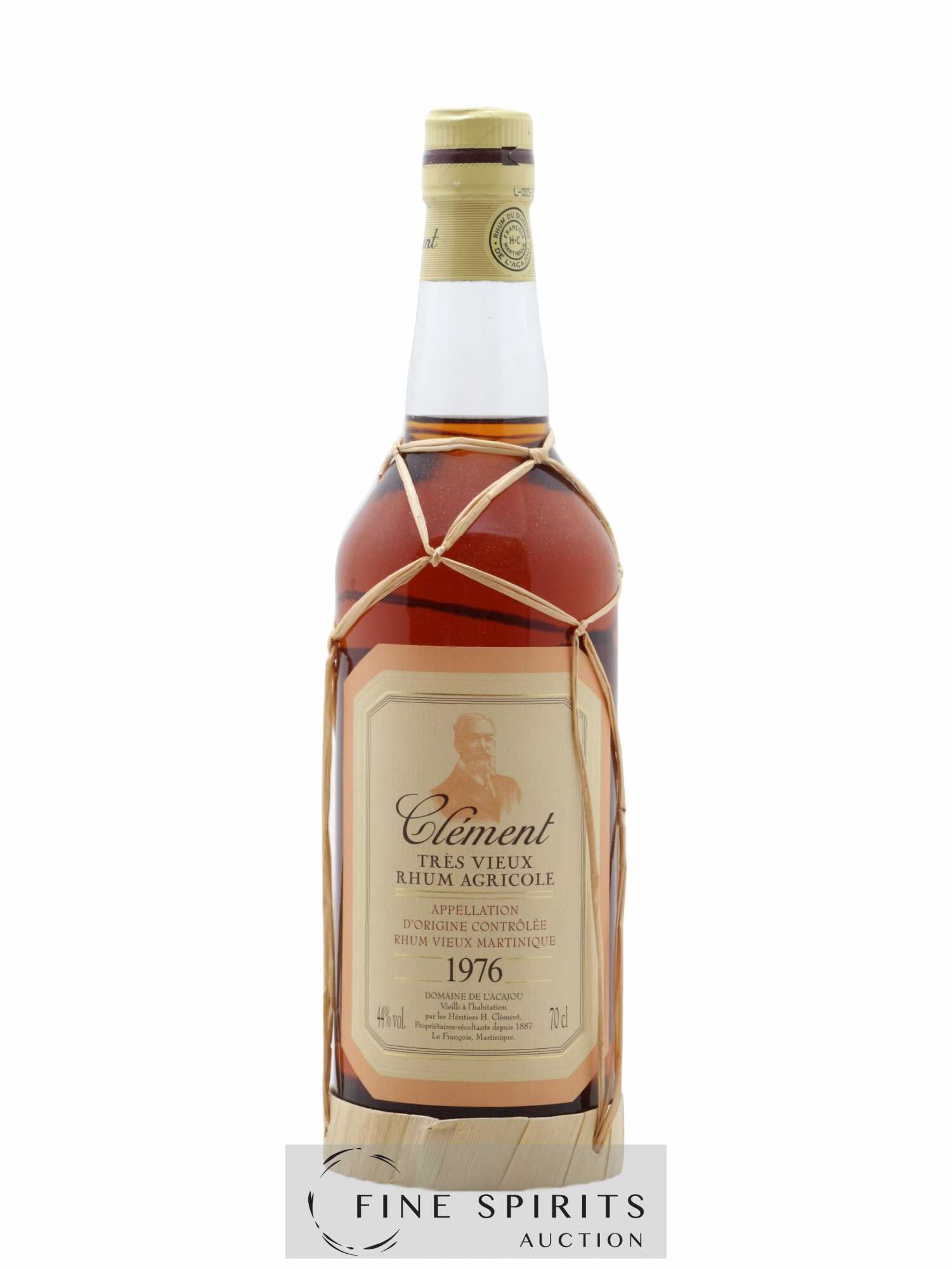 Clément 1976 Of. Domaine de l'Acajou Vieilli en fûts de Chêne - Lot de 1 bouteille - 1