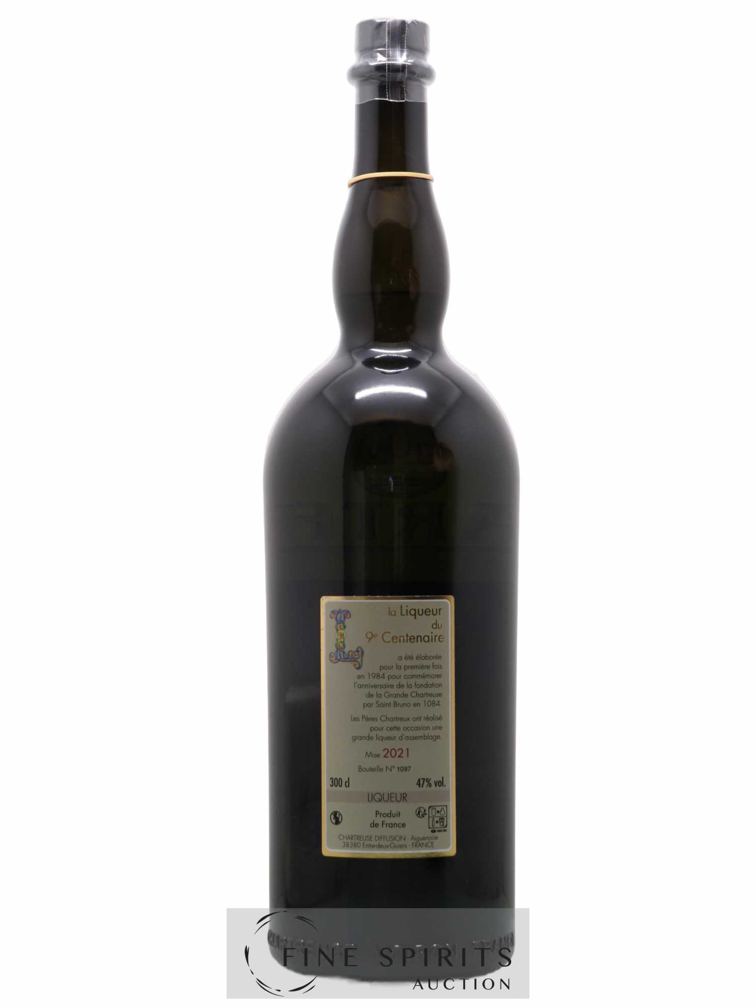 Chartreuse Of. Liqueur du 9e Centenaire Mise 2020 (3L) - Lot de 1 double magnum - 1