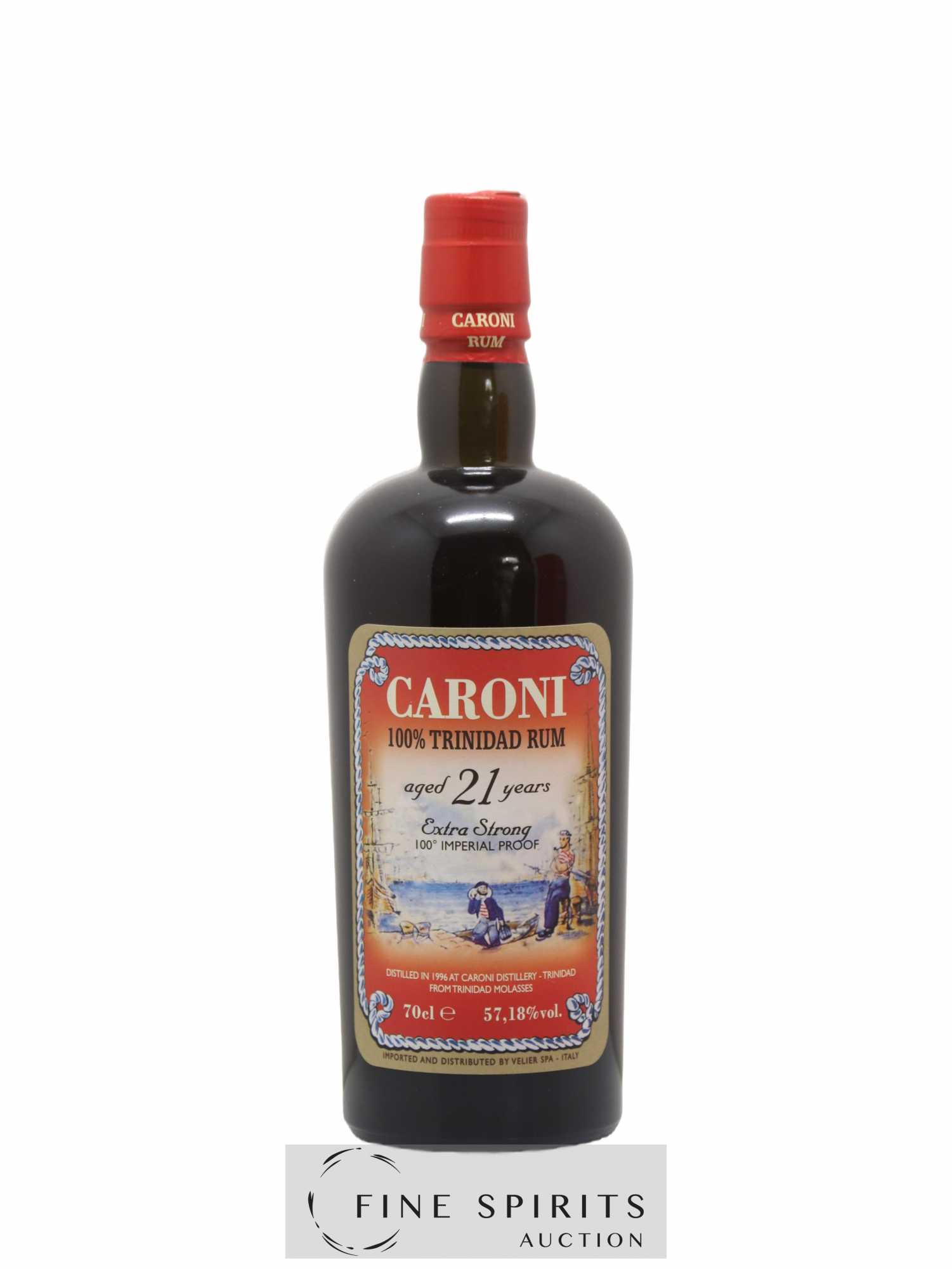 Caroni 21 years 1996 Of. 100° Imperial Proof bottled 2017 Velier Extra Strong - Posten von 1 Flasche - 1