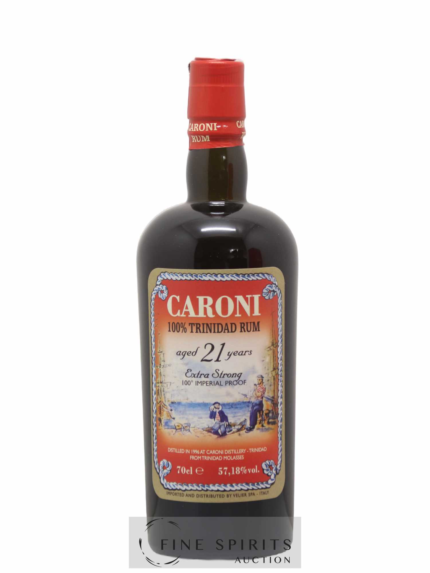 Caroni 21 years 1996 Of. 100° Imperial Proof bottled 2017 Velier Extra Strong - Posten von 1 Flasche - 1