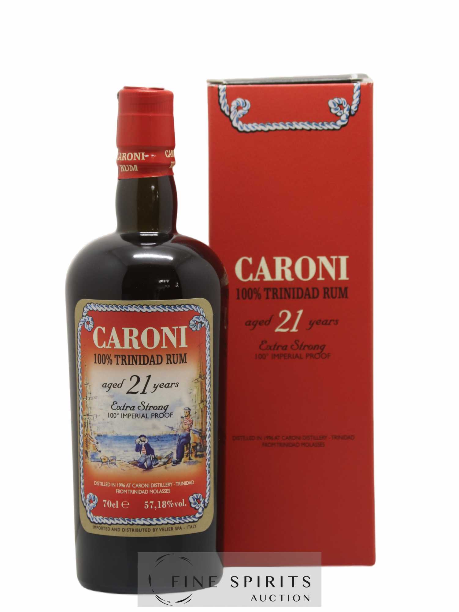 Caroni 21 years 1996 Of. 100° Imperial Proof bottled 2017 Velier Extra Strong - Posten von 1 Flasche - 0